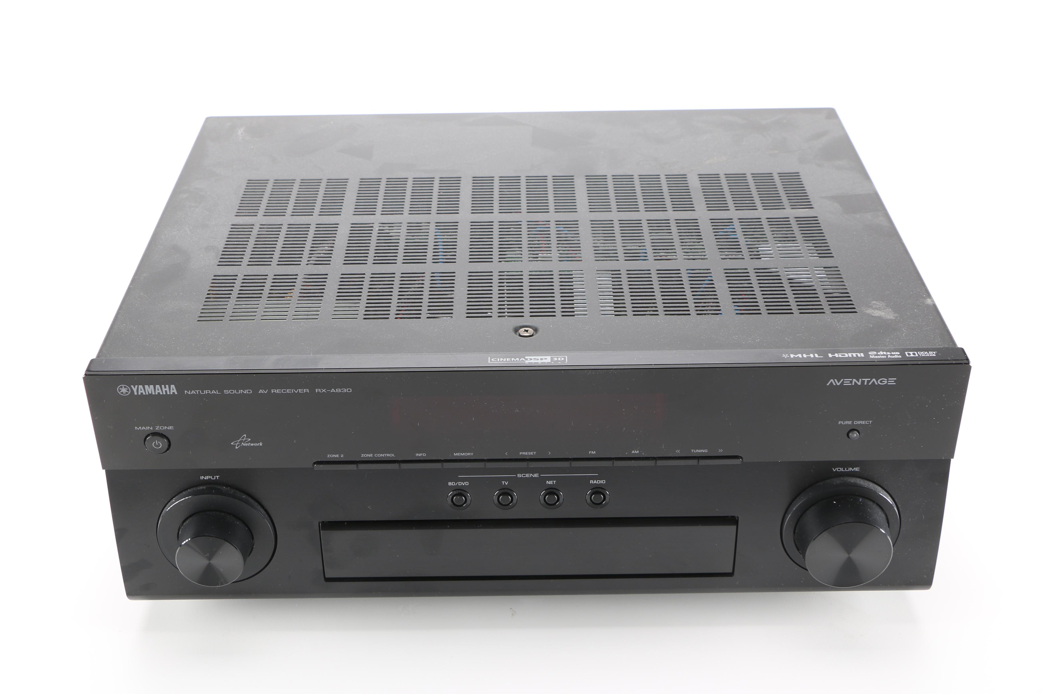 Yamaha Audio/Visual Receiver, Remote, and iPod Connector