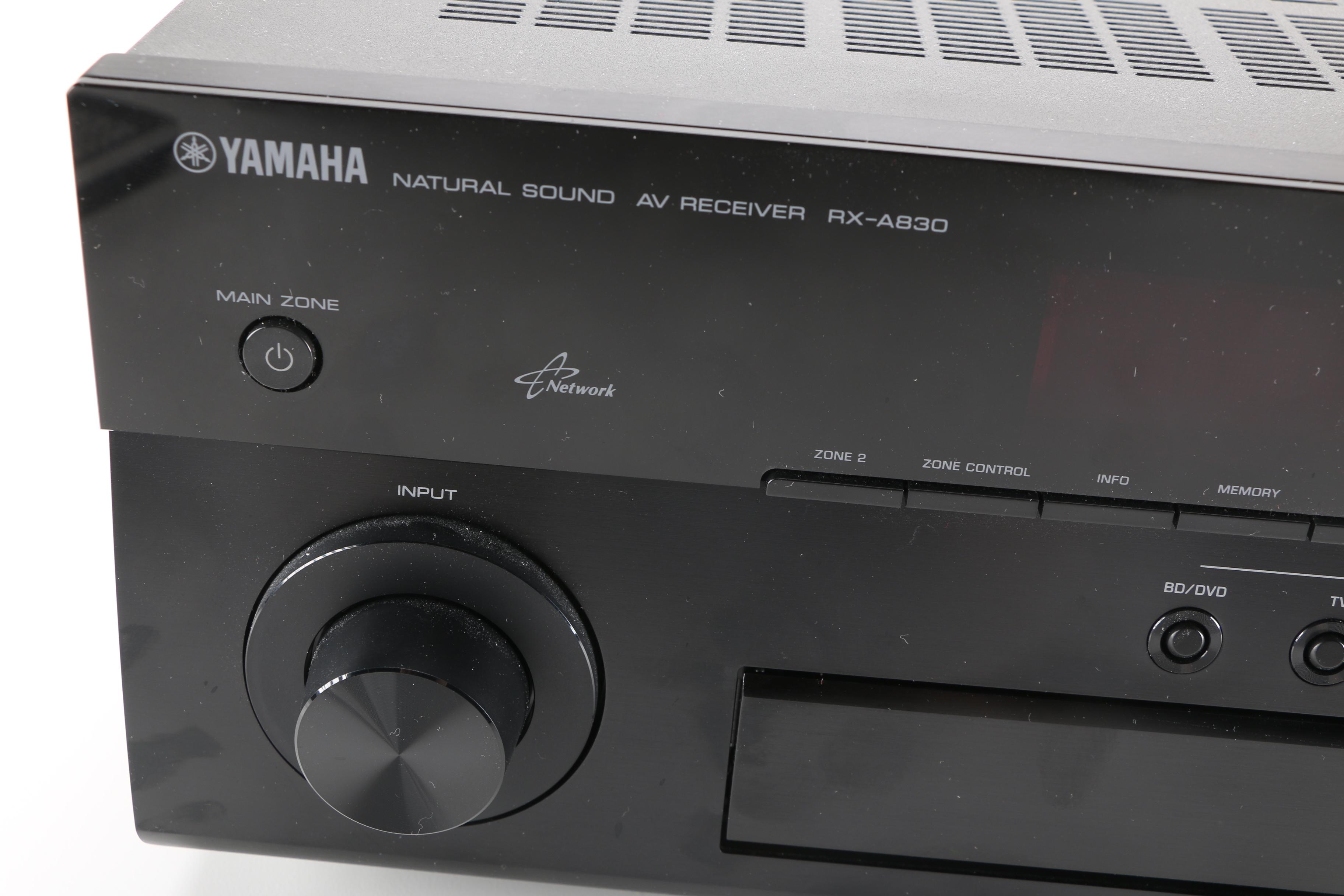 Yamaha Audio/Visual Receiver, Remote, and iPod Connector
