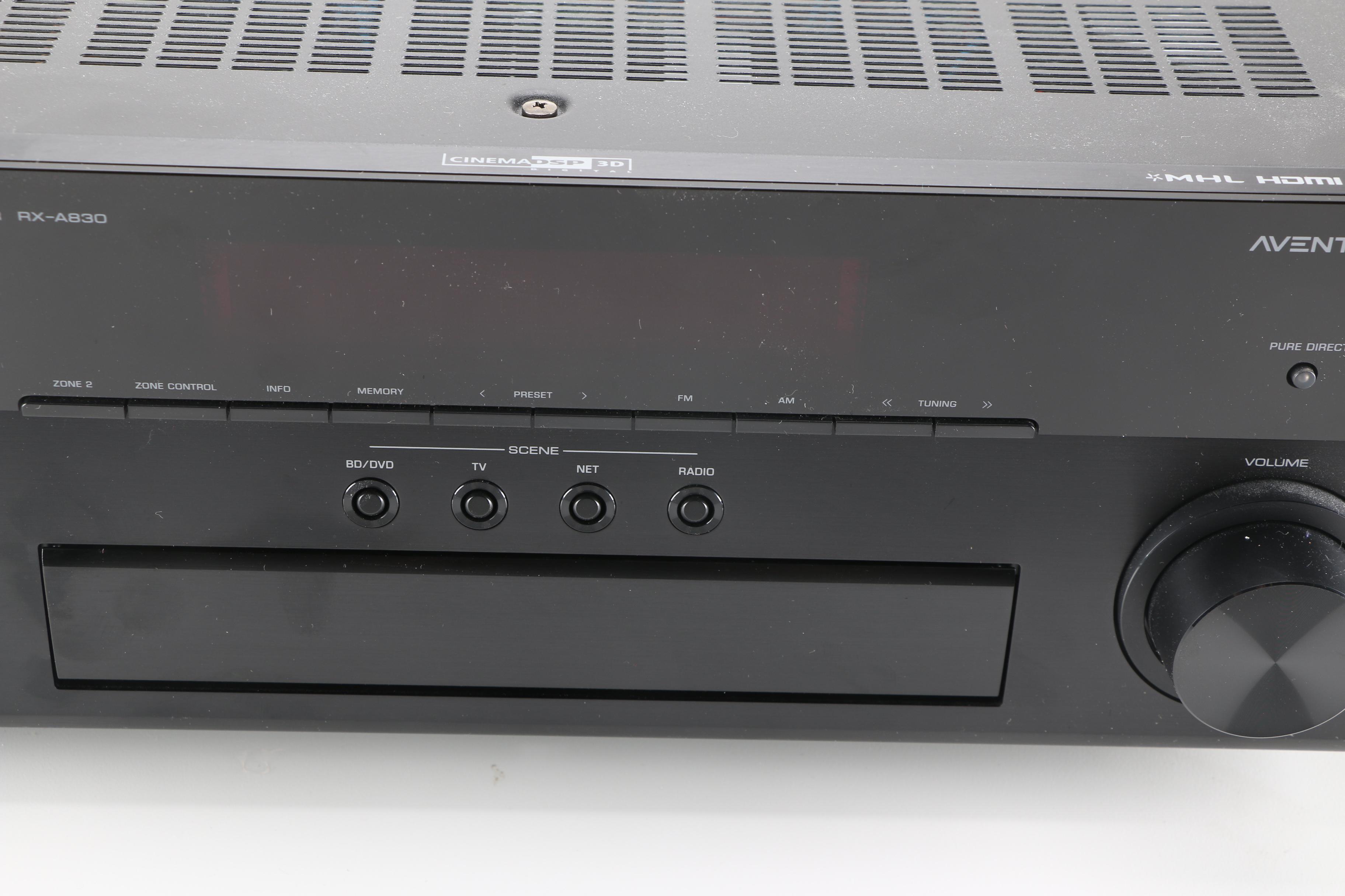 Yamaha Audio/Visual Receiver, Remote, and iPod Connector