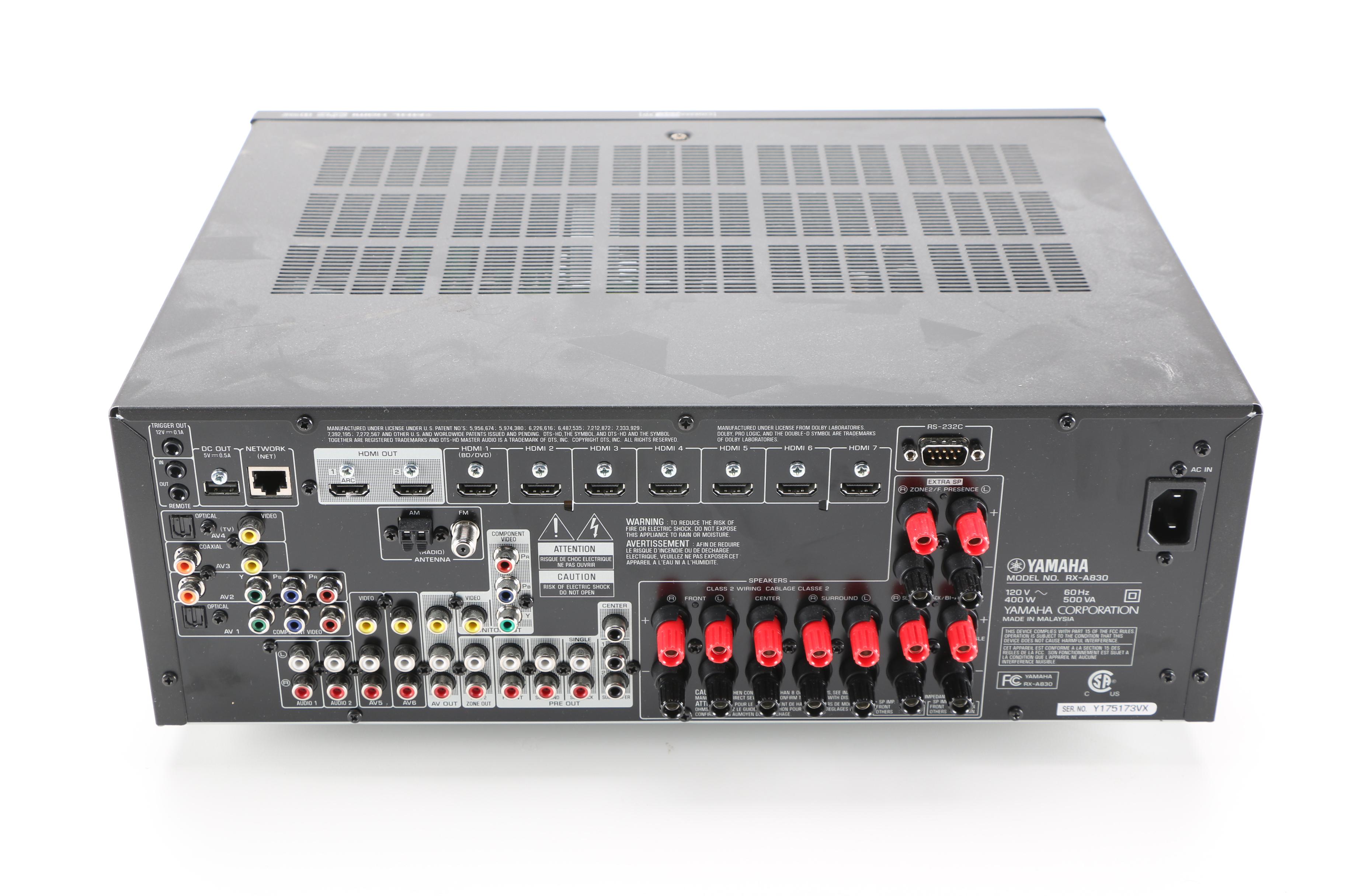 Yamaha Audio/Visual Receiver, Remote, and iPod Connector