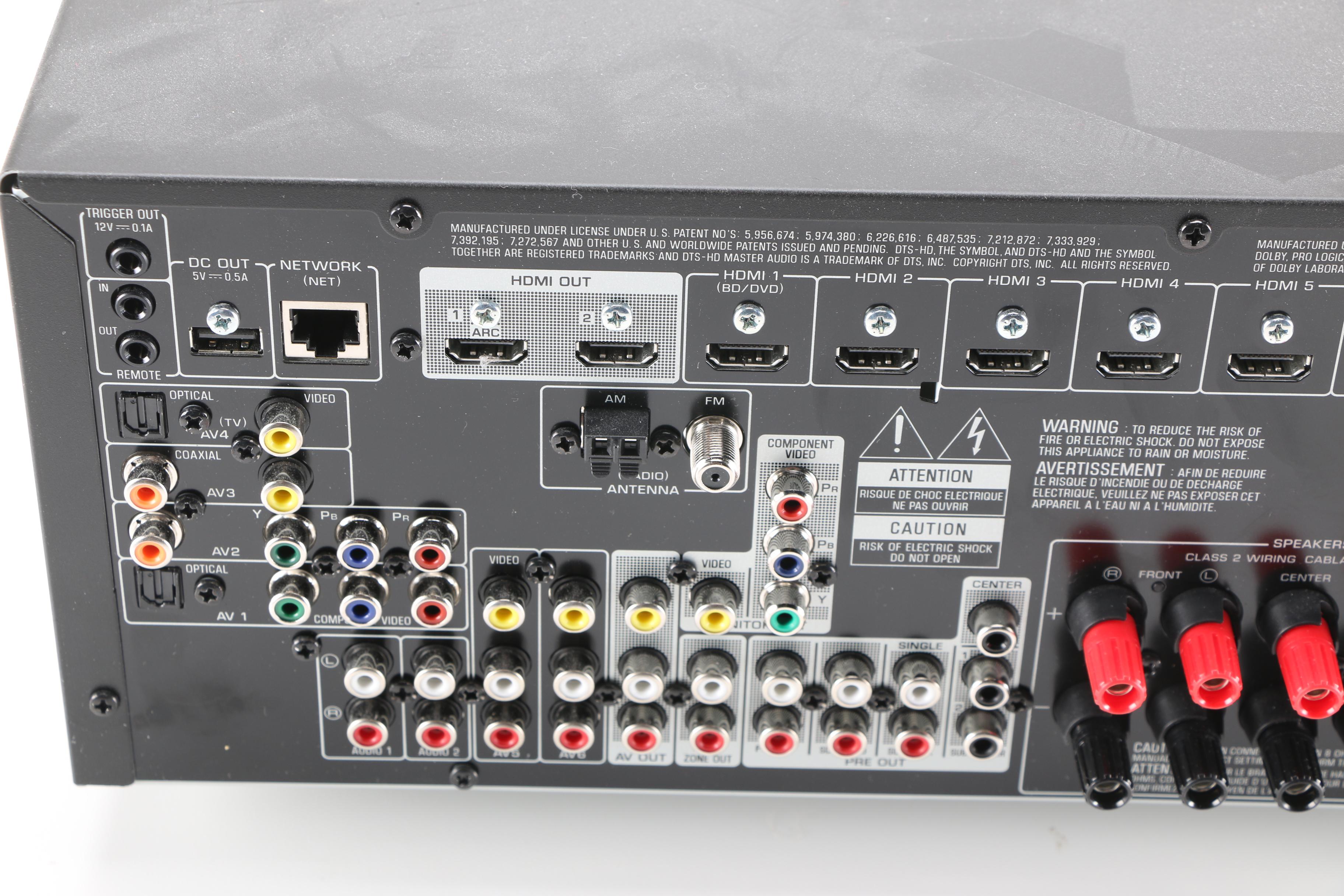 Yamaha Audio/Visual Receiver, Remote, and iPod Connector