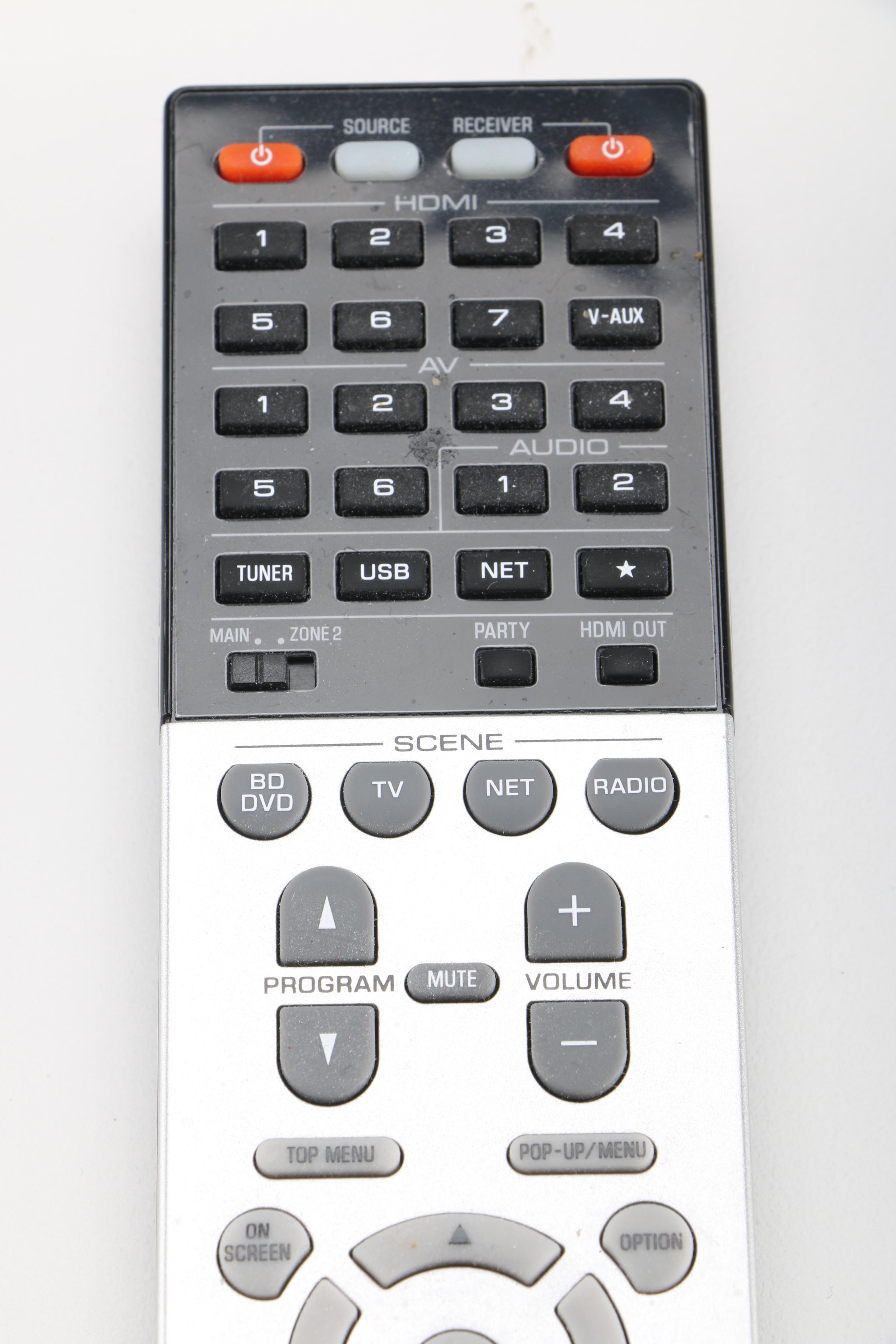 Yamaha Audio/Visual Receiver, Remote, and iPod Connector