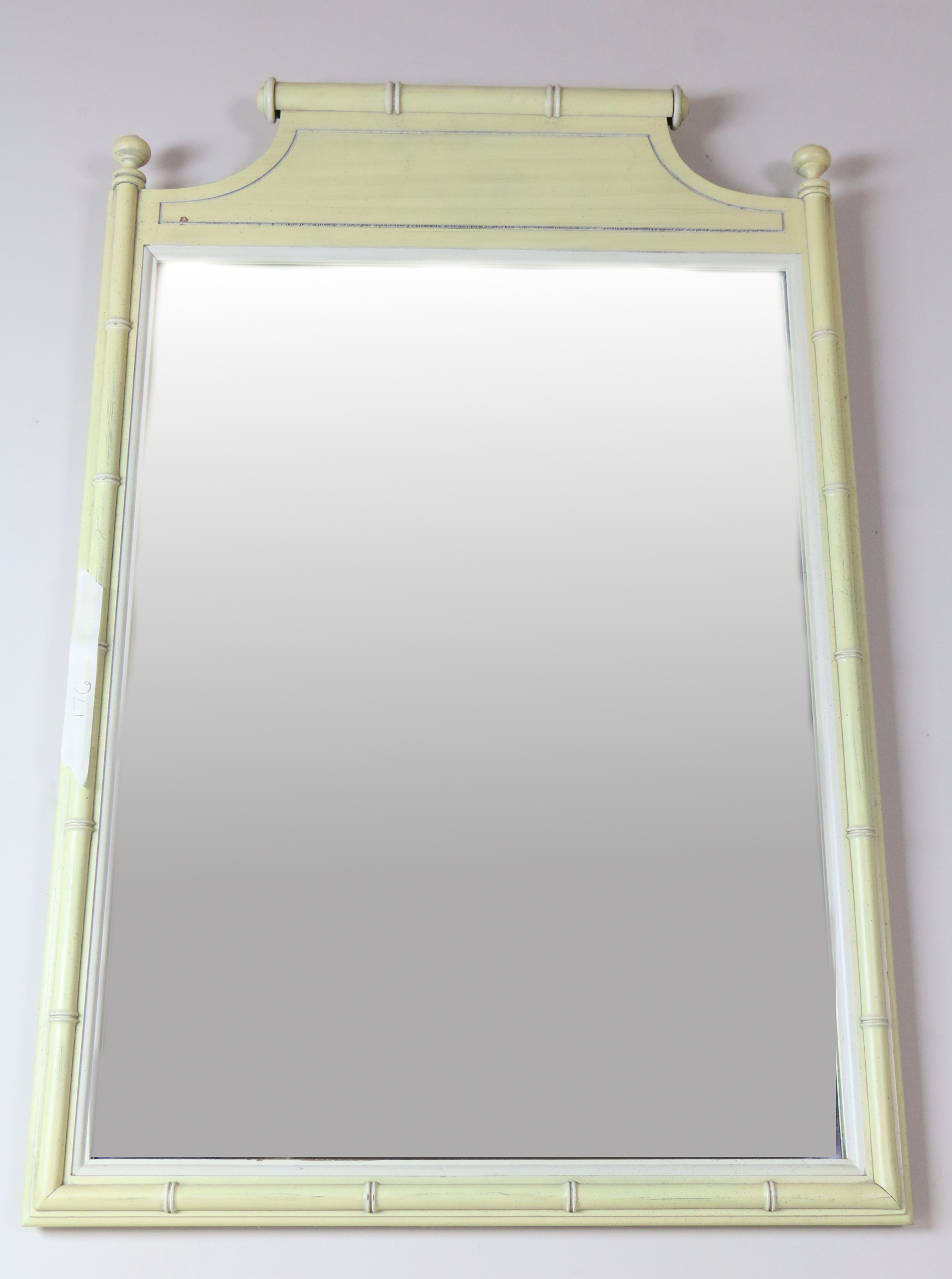 Vintage "Bali Hai" Faux-Bamboo Dresser and Mirror by Henry Link