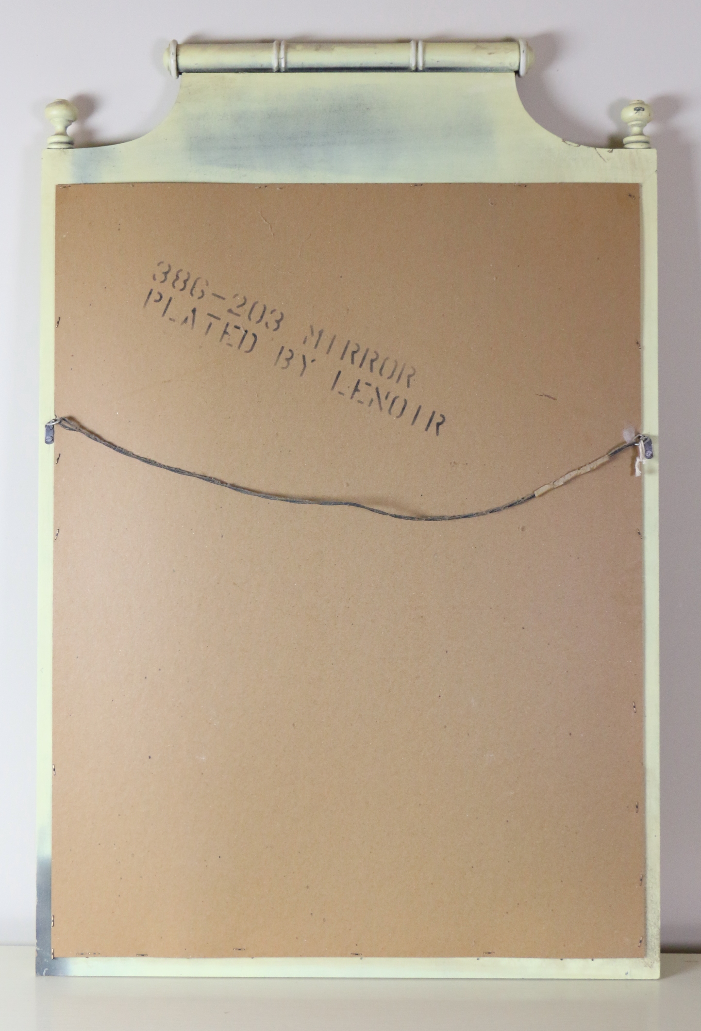 Vintage "Bali Hai" Faux-Bamboo Dresser and Mirror by Henry Link