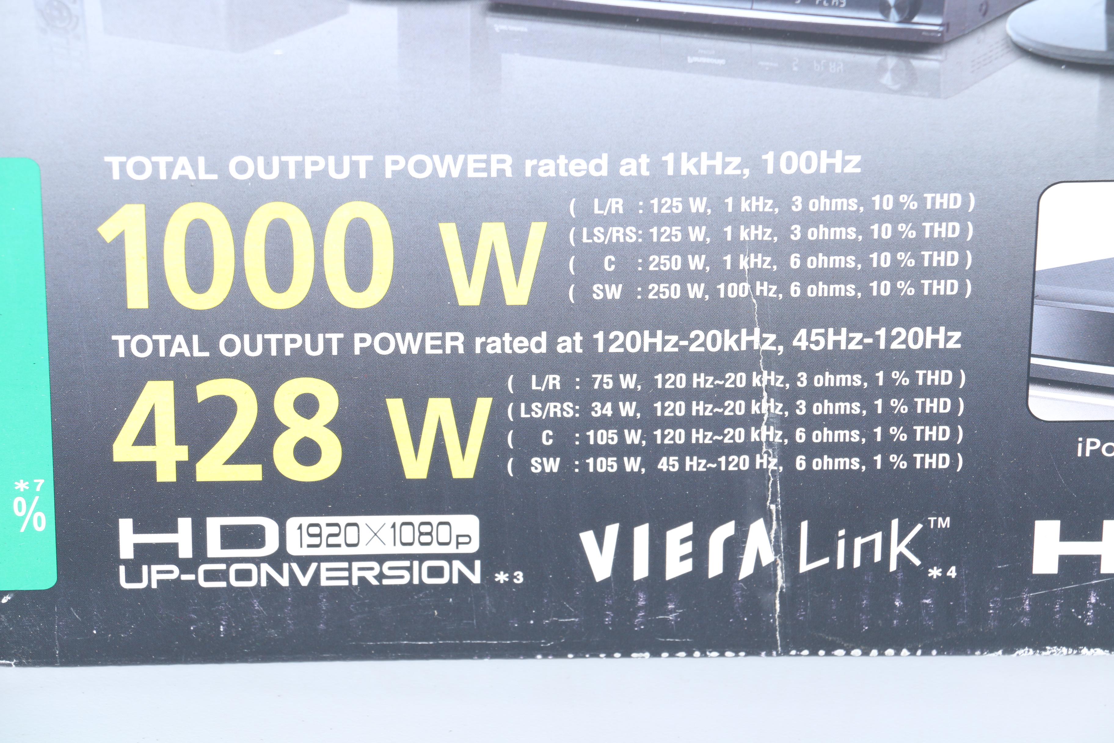 Panasonic DVD Home Theater Sound System