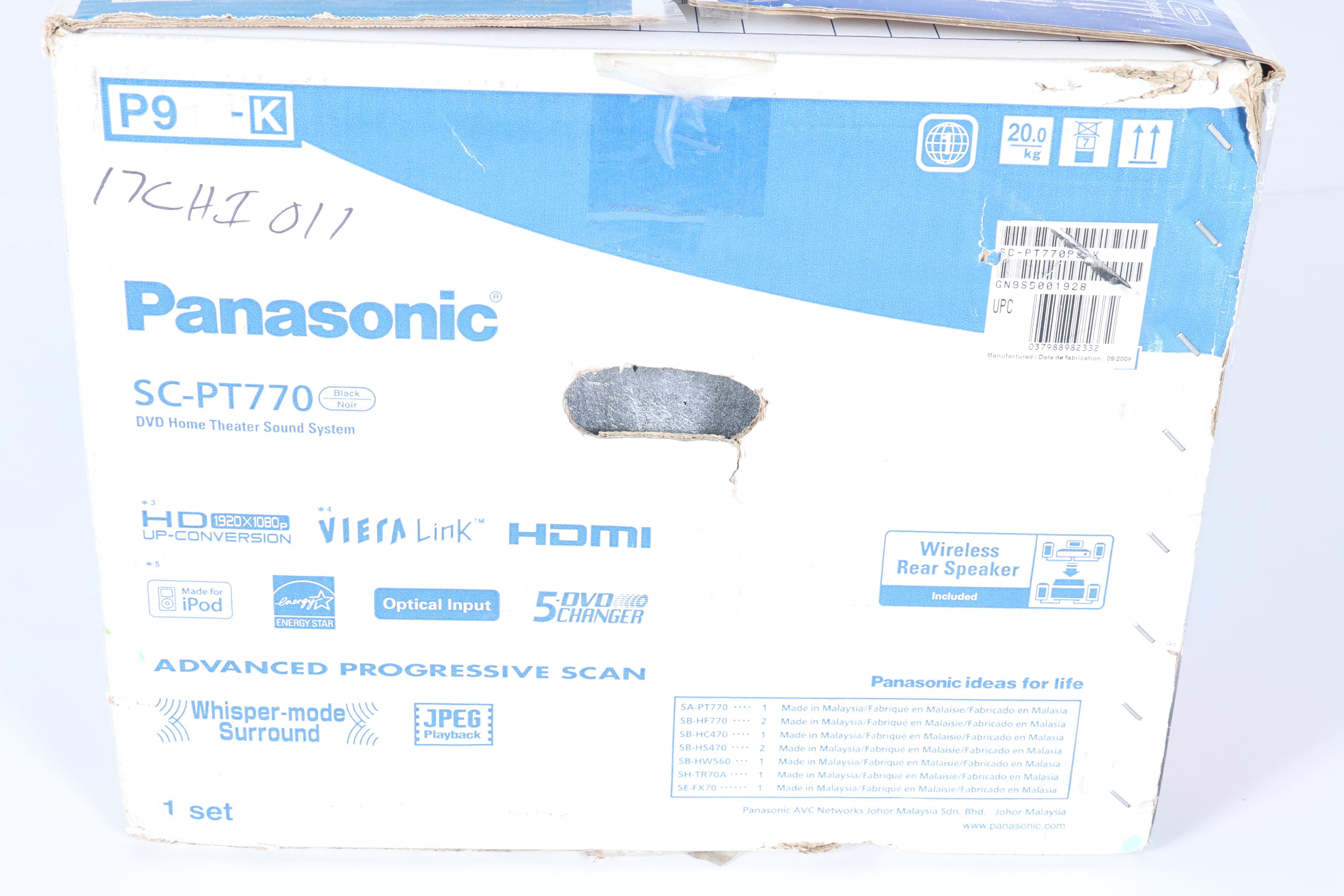 Panasonic DVD Home Theater Sound System