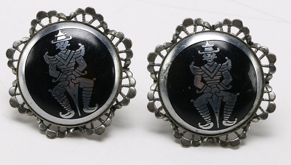 Collection of Silver Tone Costume Jewelry with Gold Tone Ring