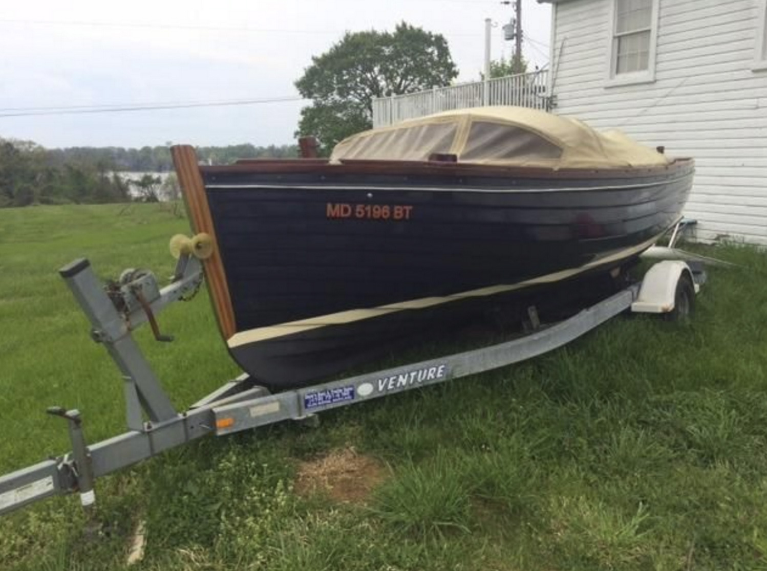 2002 Tacar 22 Foot Launch With Trailer