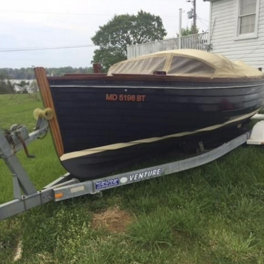 2002 Tacar 22 Foot Launch With Trailer