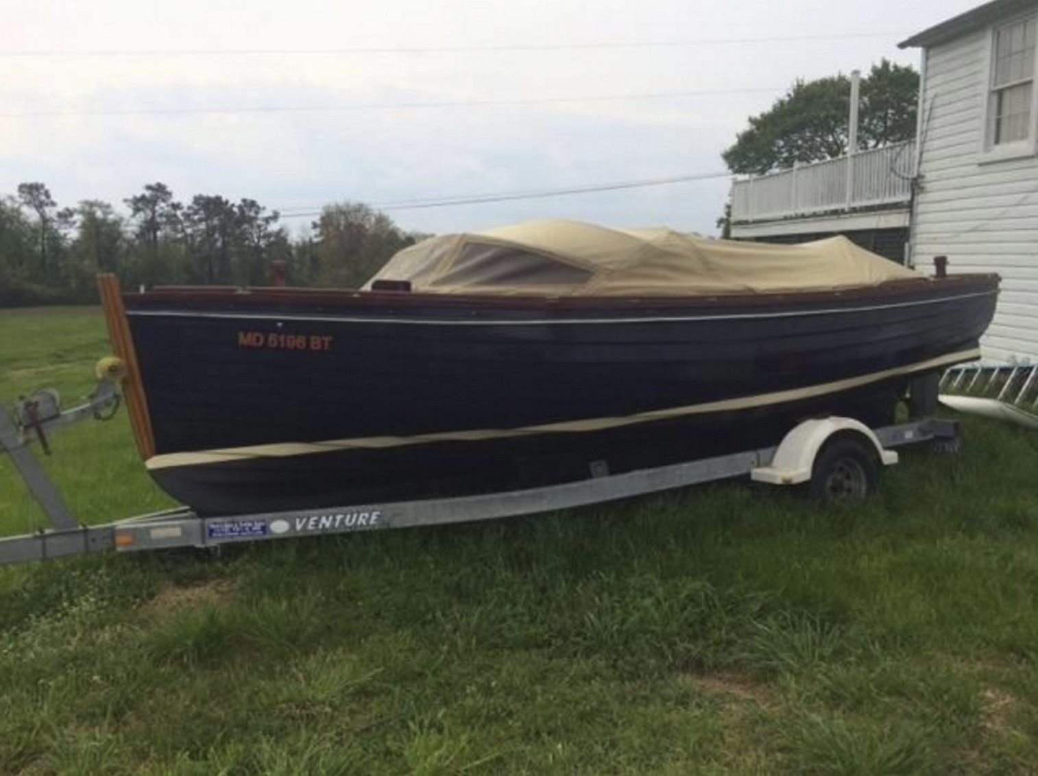 2002 Tacar 22 Foot Launch With Trailer