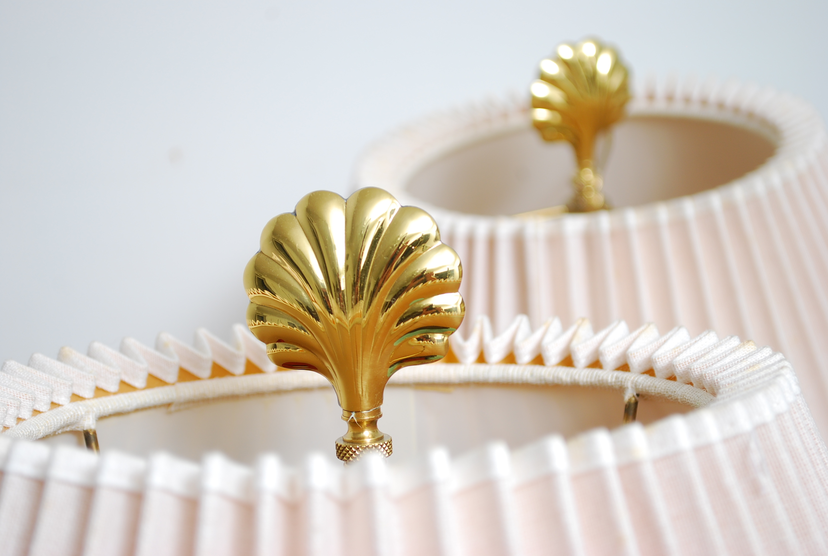 Pair of Shell Themed Table Lamps