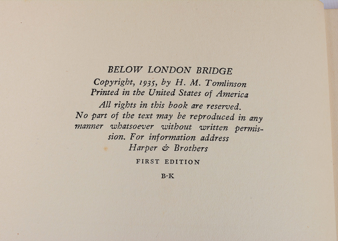 Vintage Novels and Essays