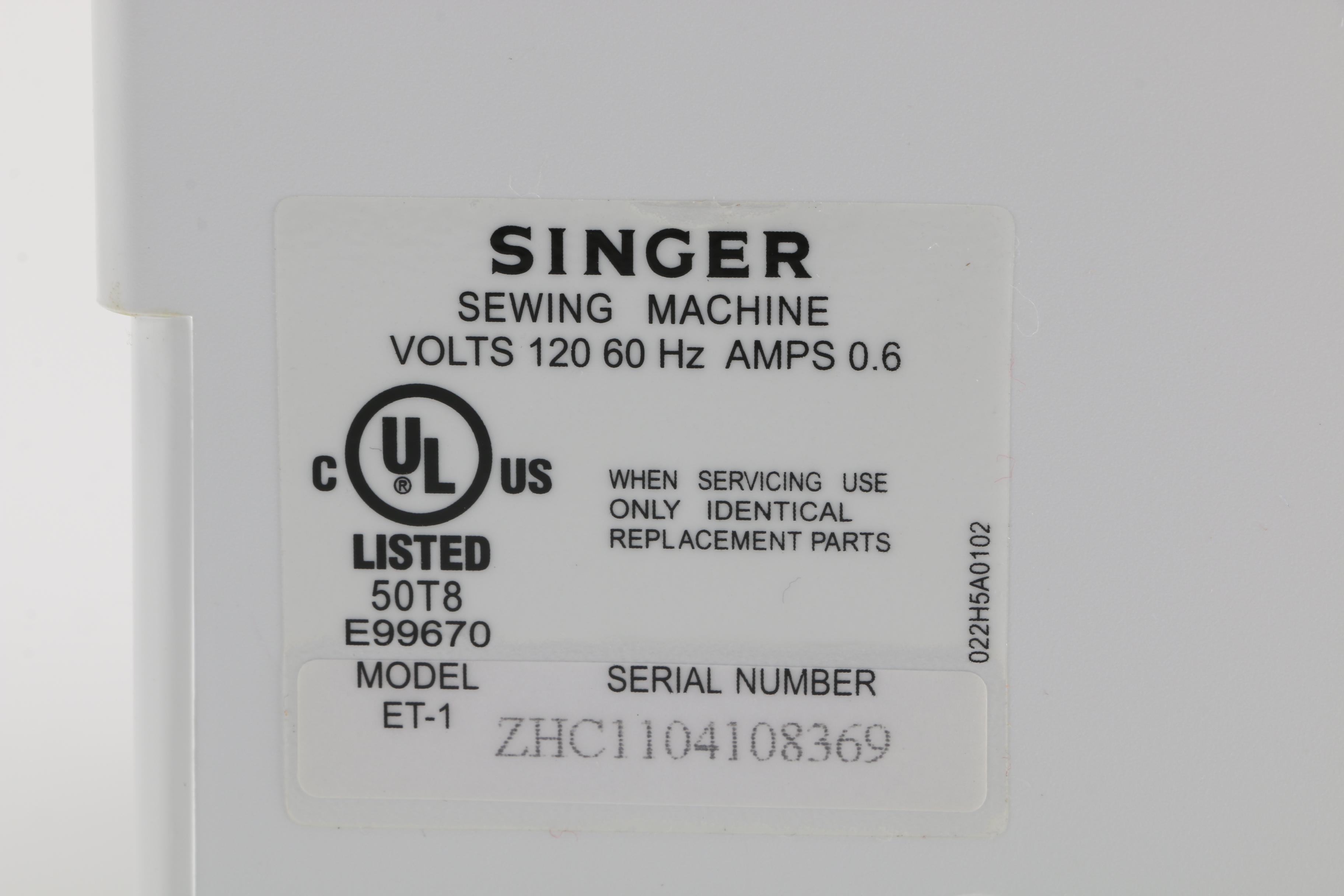 Singer Perfect Finish Sewing Machine