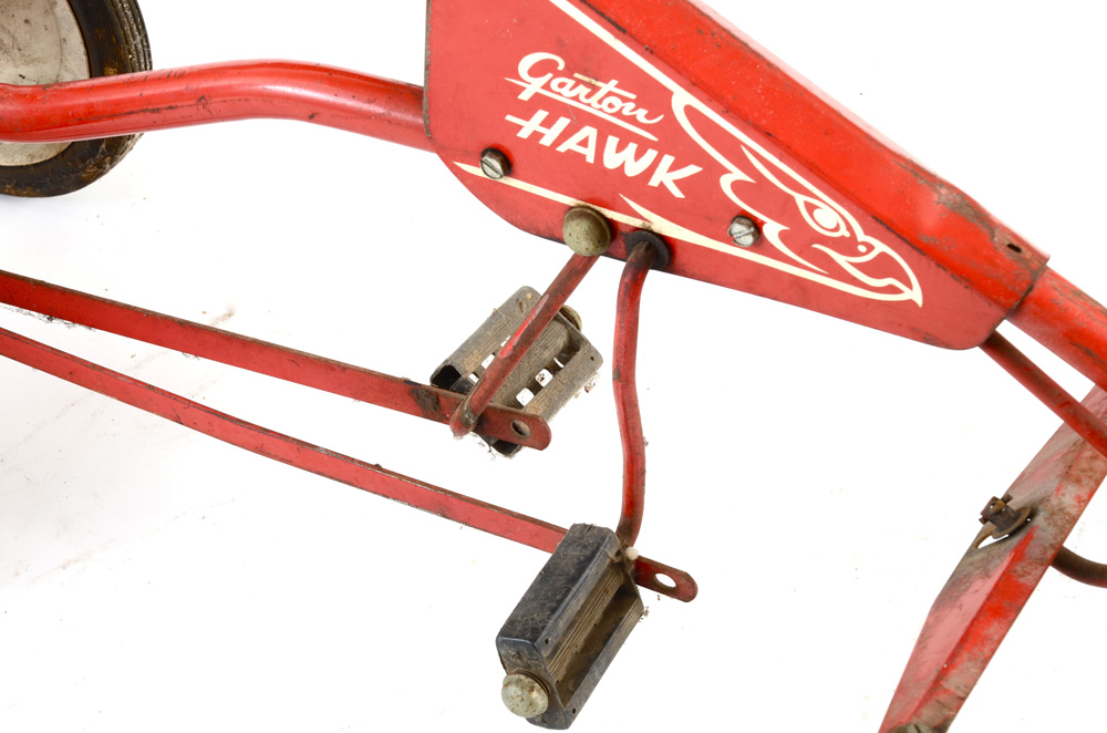 Two Vintage Garton Hawk Pedal Cars