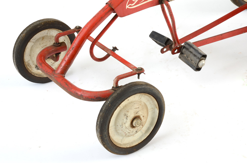 Two Vintage Garton Hawk Pedal Cars