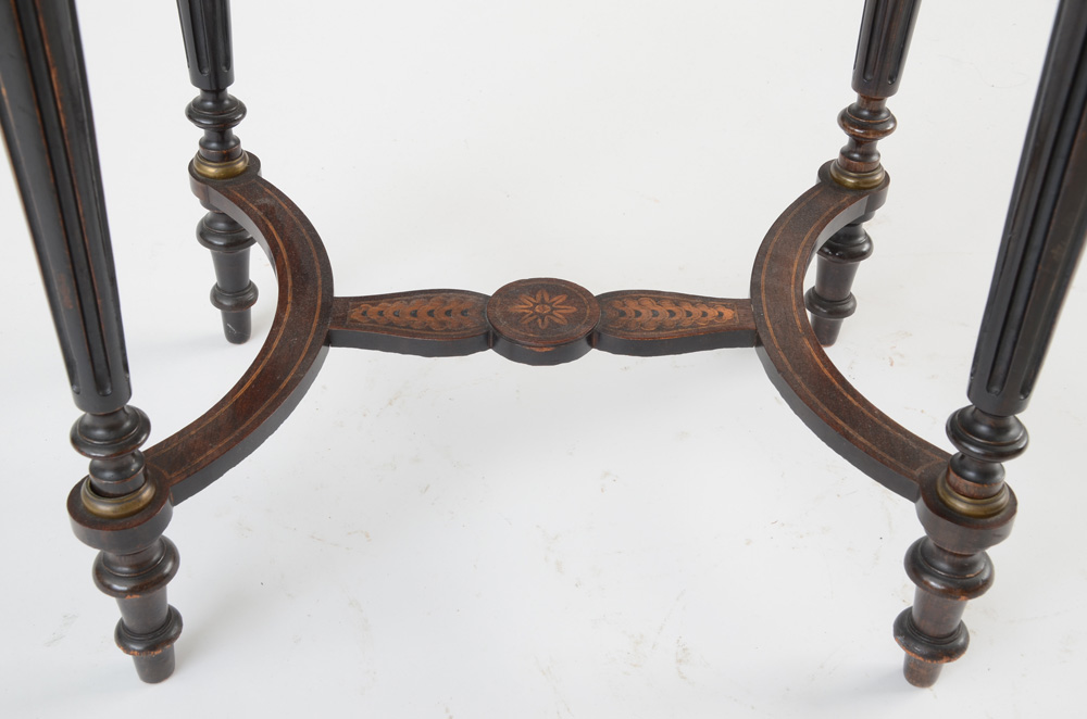 Fine Aesthetic-Style Inlaid Rosewood Work Table