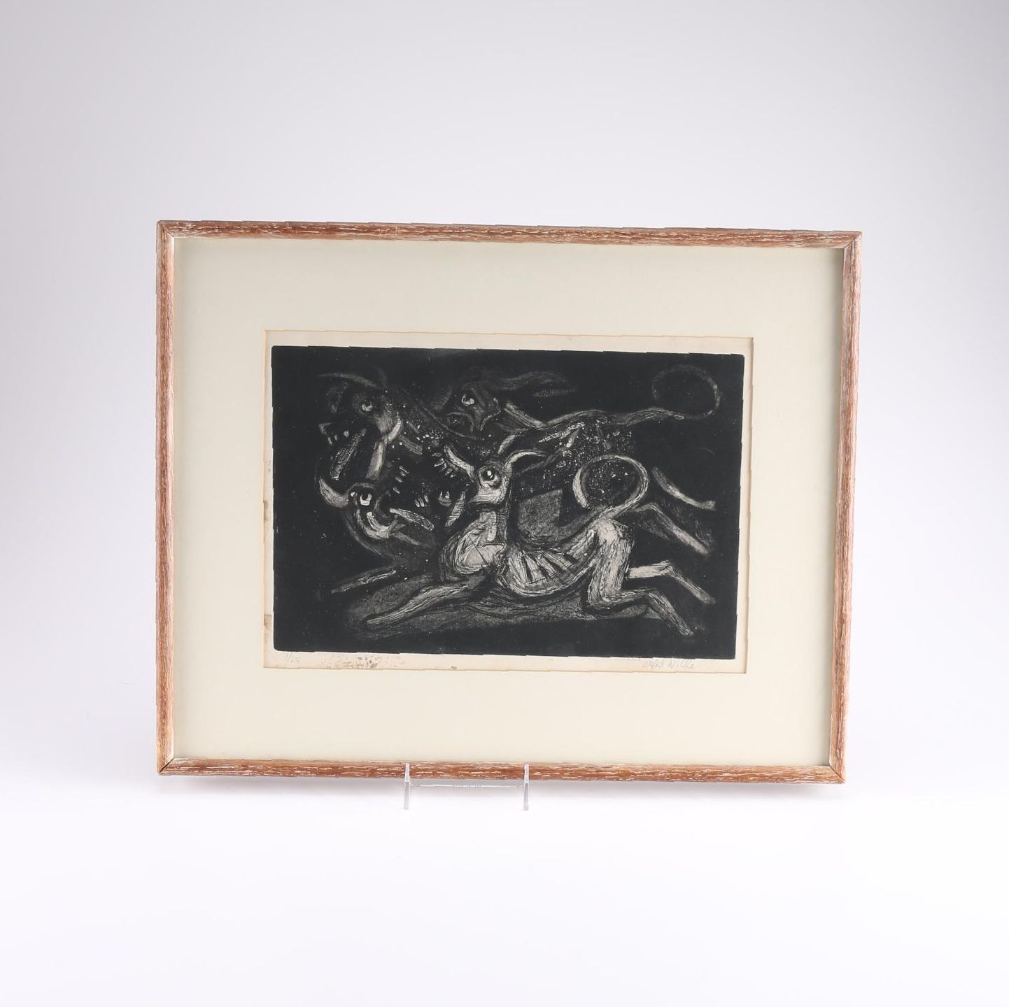 Ulfert Wilke Limited Edition Lithograph Animals Running