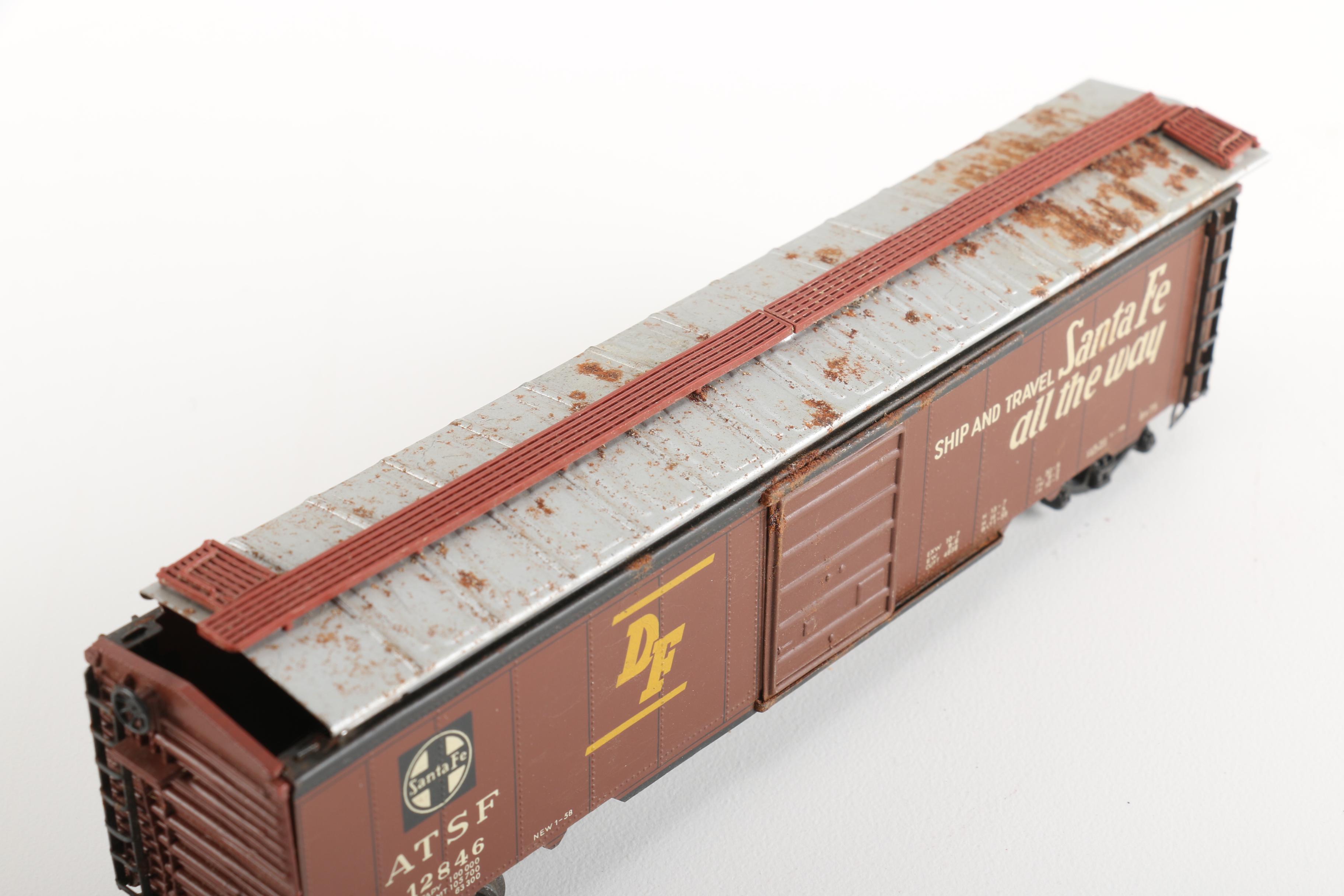 Vintage Train Car Toys Featuring a 1951 HO Scale Marklin 4570 Caboose