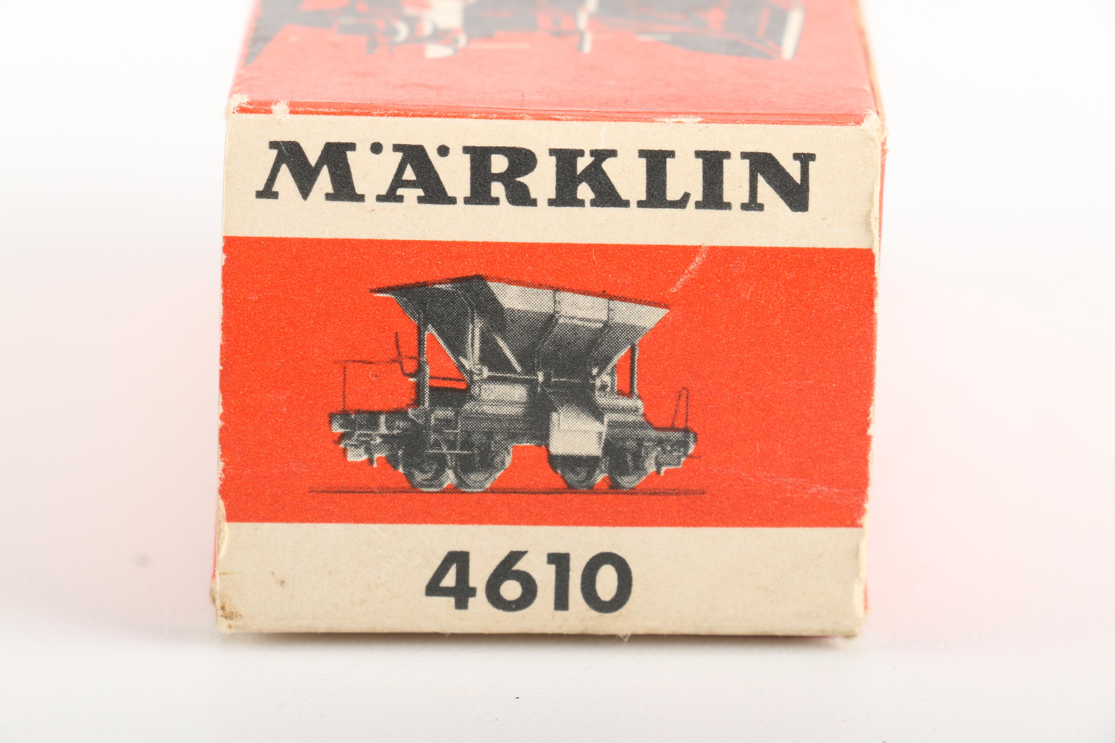 Vintage Train Car Toys Featuring a 1951 HO Scale Marklin 4570 Caboose