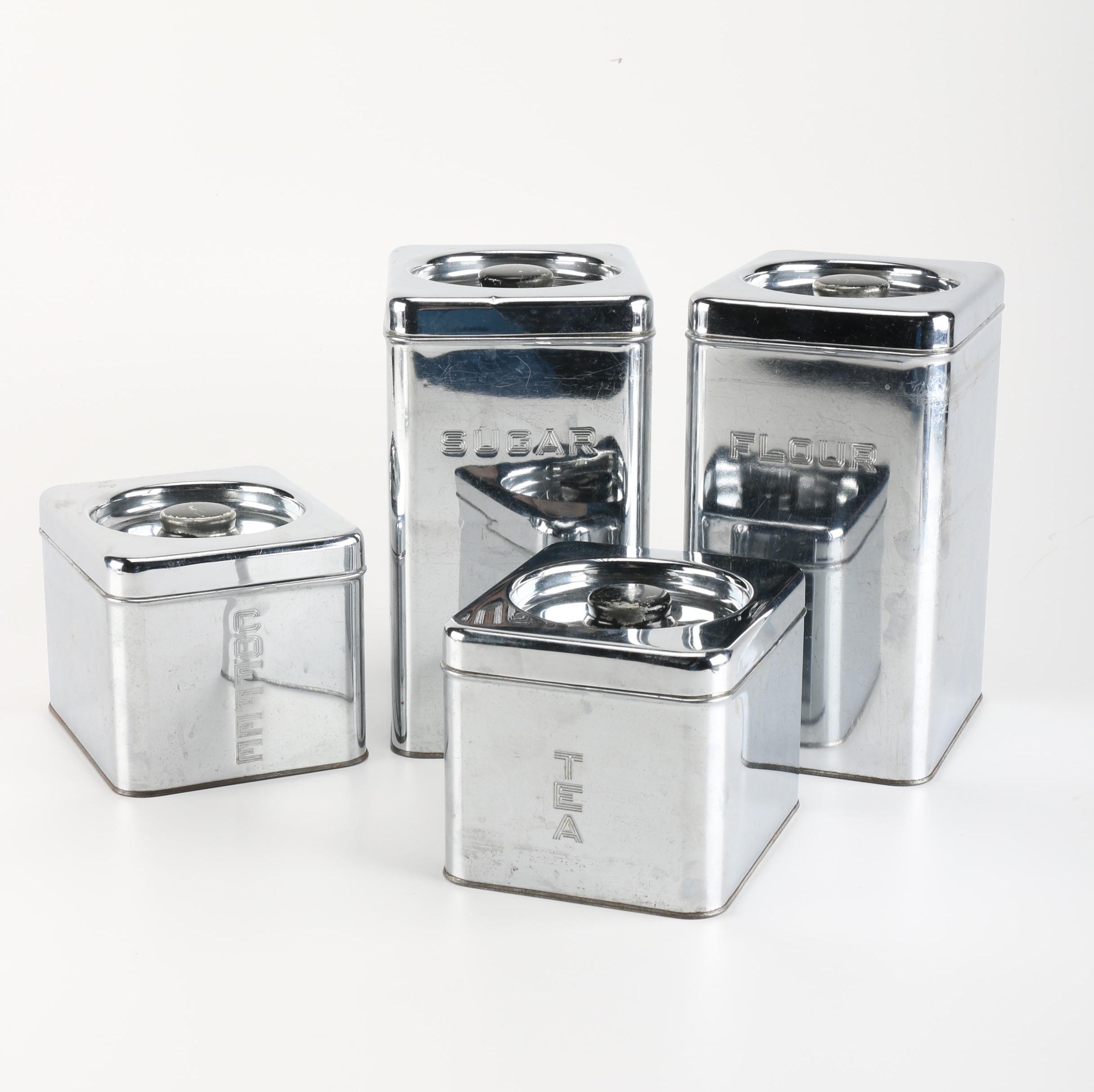 Vintage Beautyware Kitchen Canister Collection