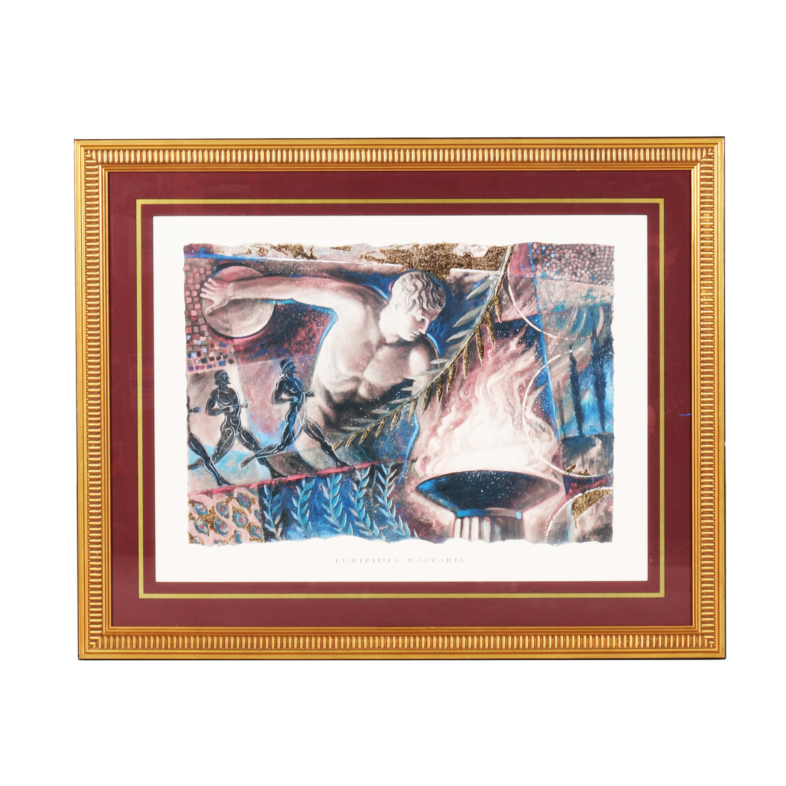 Euripides Kastaris Offset Lithograph