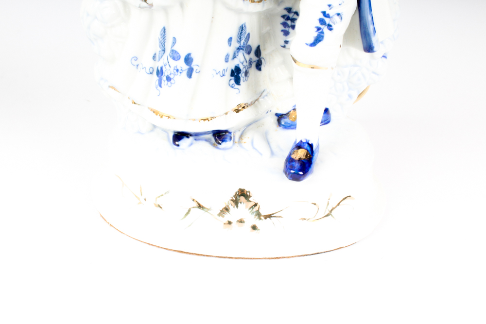 Vintage Lefton "Fruit Fantasia" Canister Set with Figural Lamp