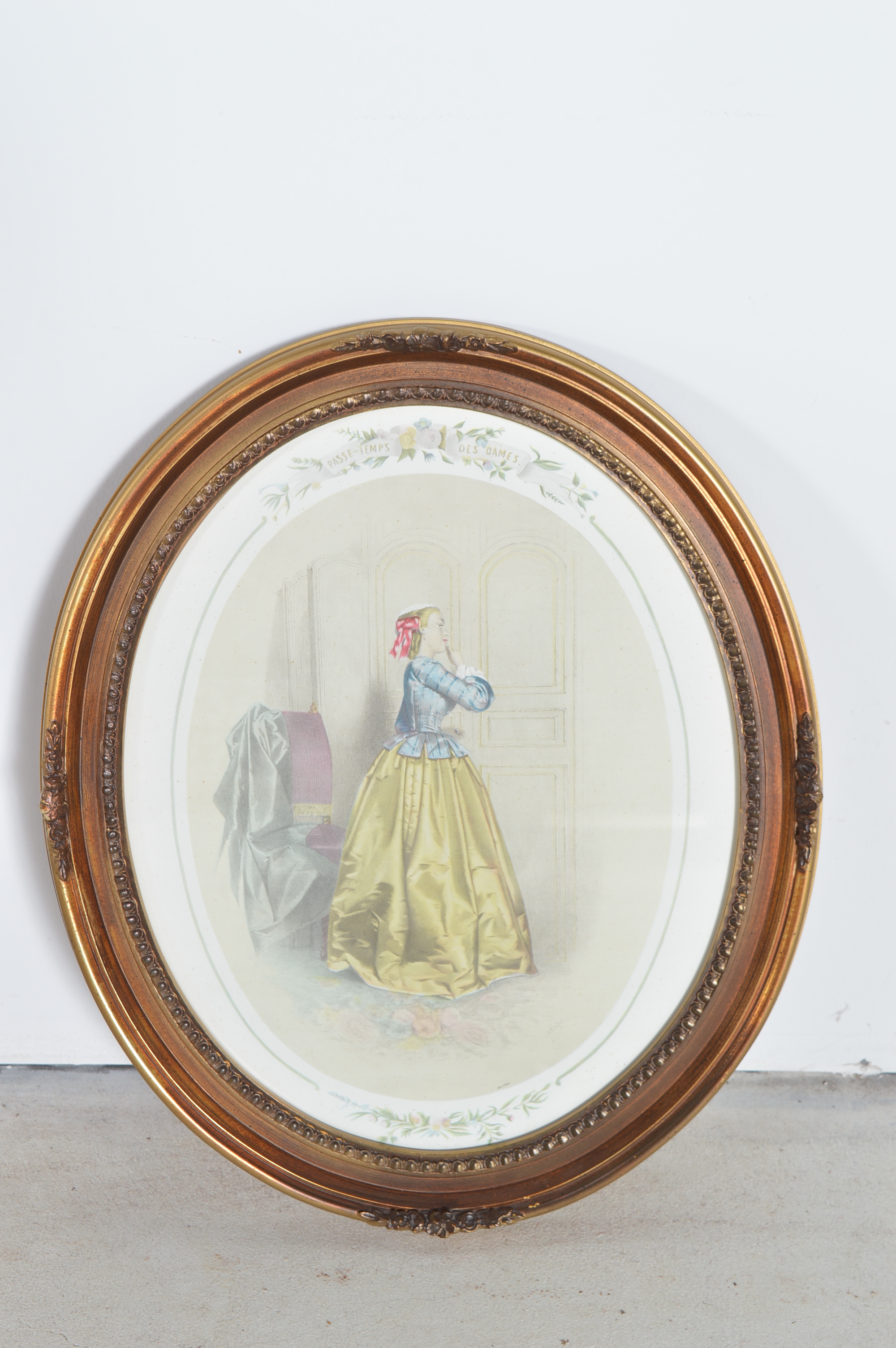 French Fashion Prints "Passe-Temps Des Dames" After A. Pingot