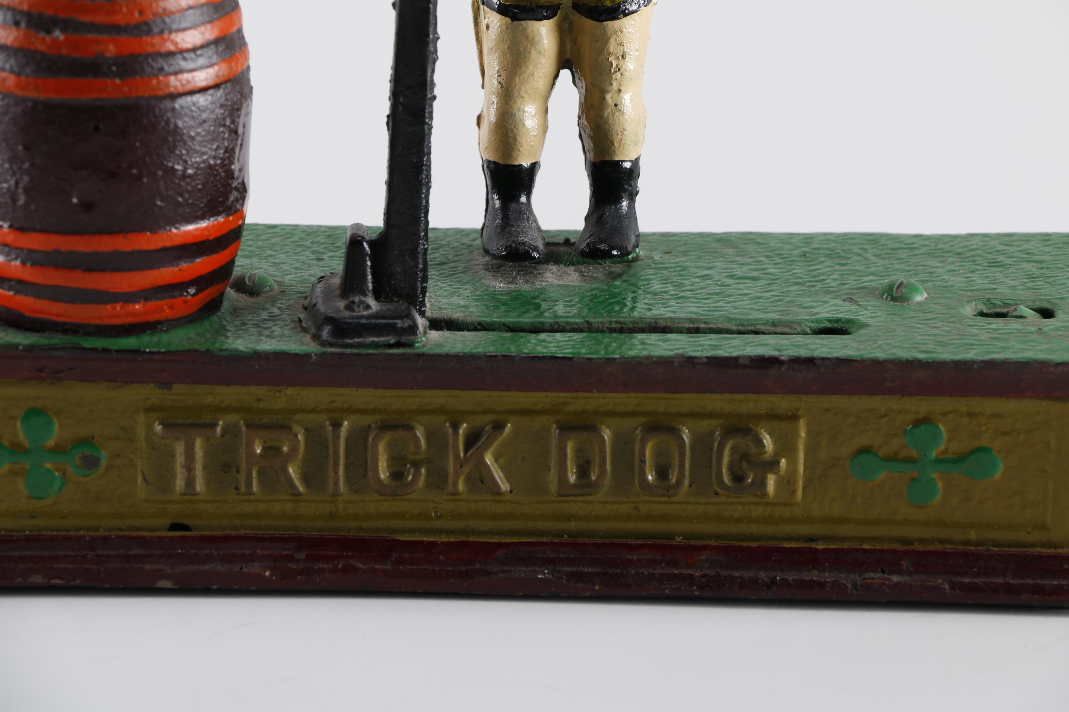Reproduction Cast Iron Trick Dog Bank