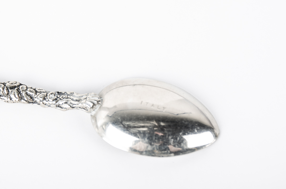 Vintage Italian Souvenir Spoons and Pickle Fork