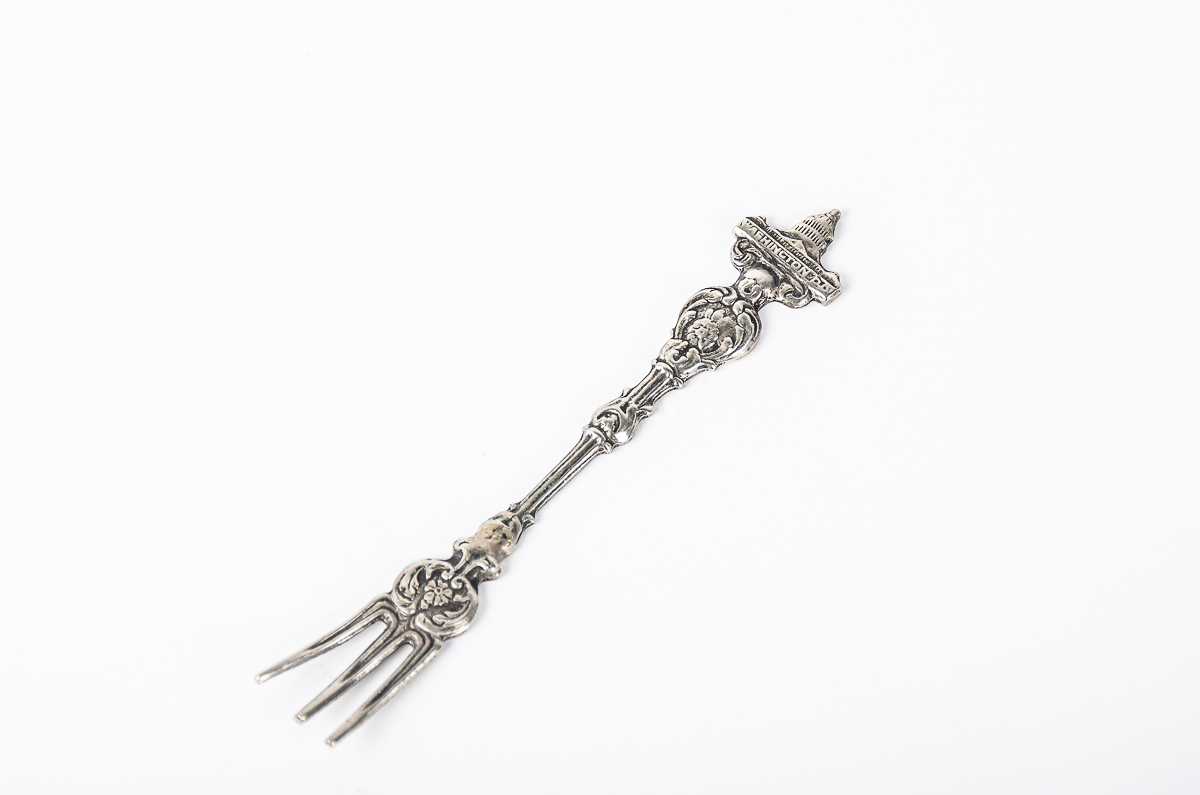 Vintage Italian Souvenir Spoons and Pickle Fork