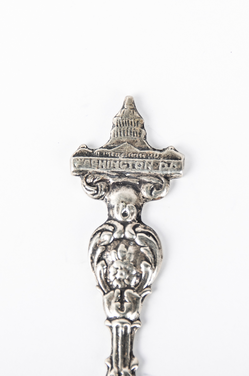 Vintage Italian Souvenir Spoons and Pickle Fork