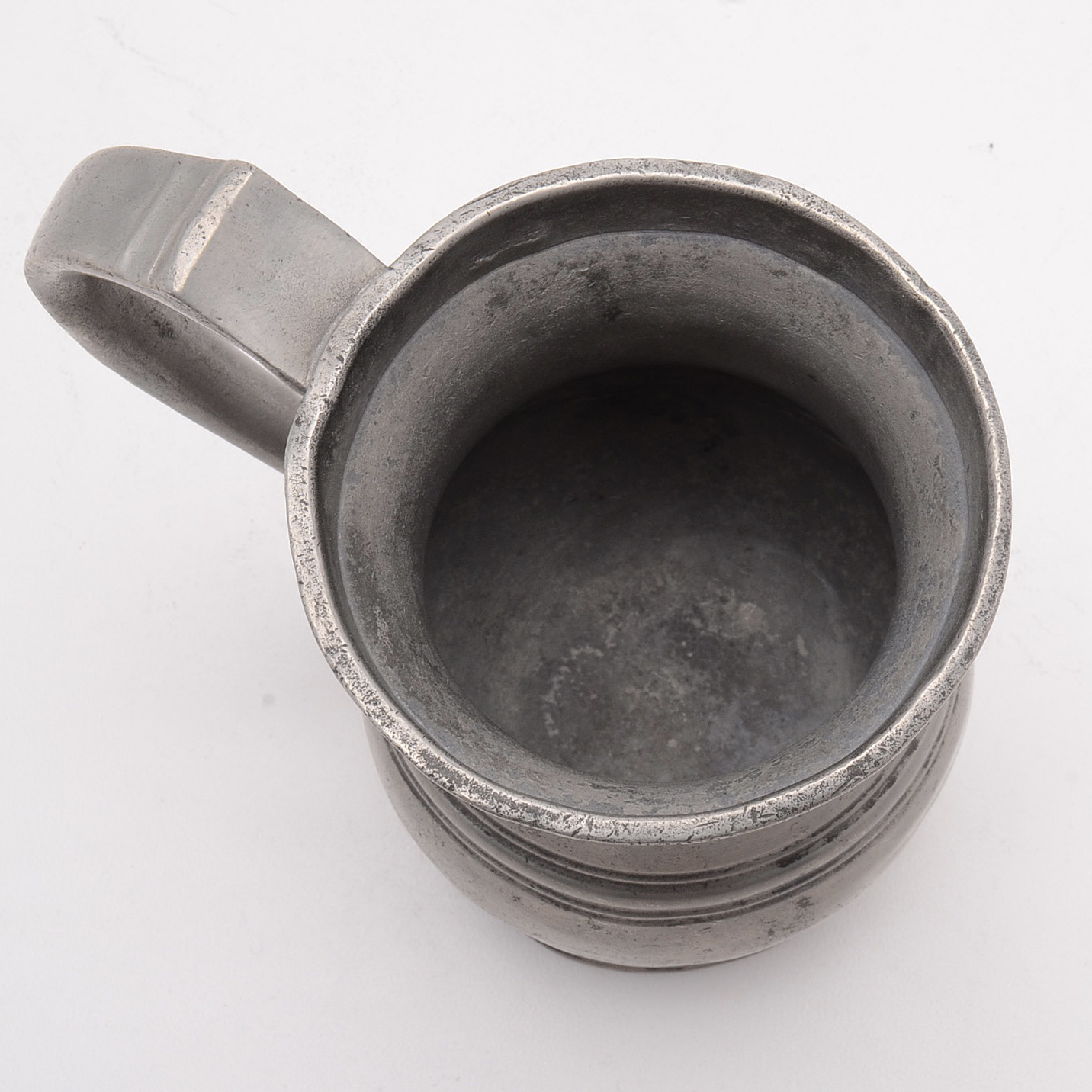 Antique James Yates Pewter Pint Tankard