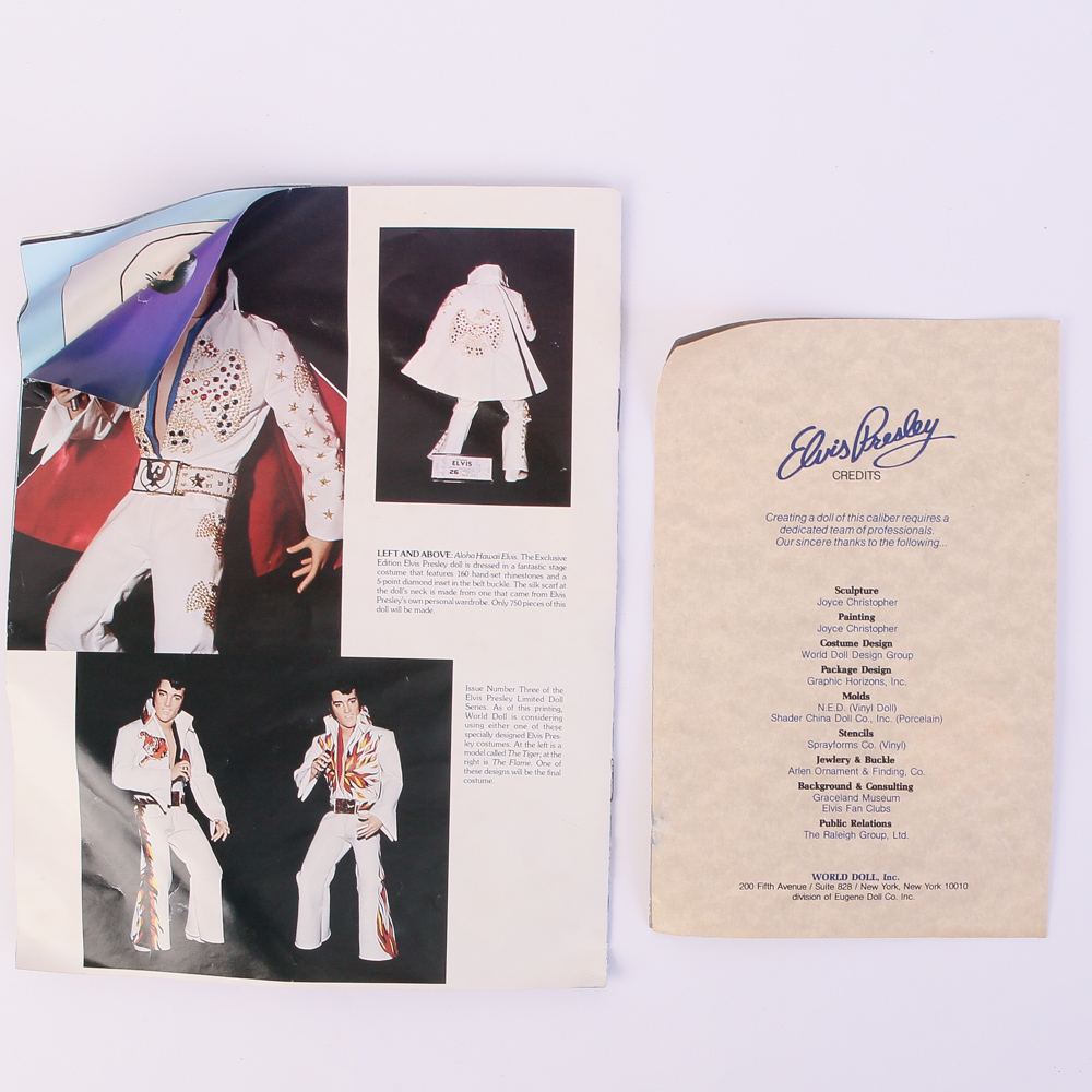 Vintage World Doll "Elvis Presley, Phoenix" Vinyl Doll