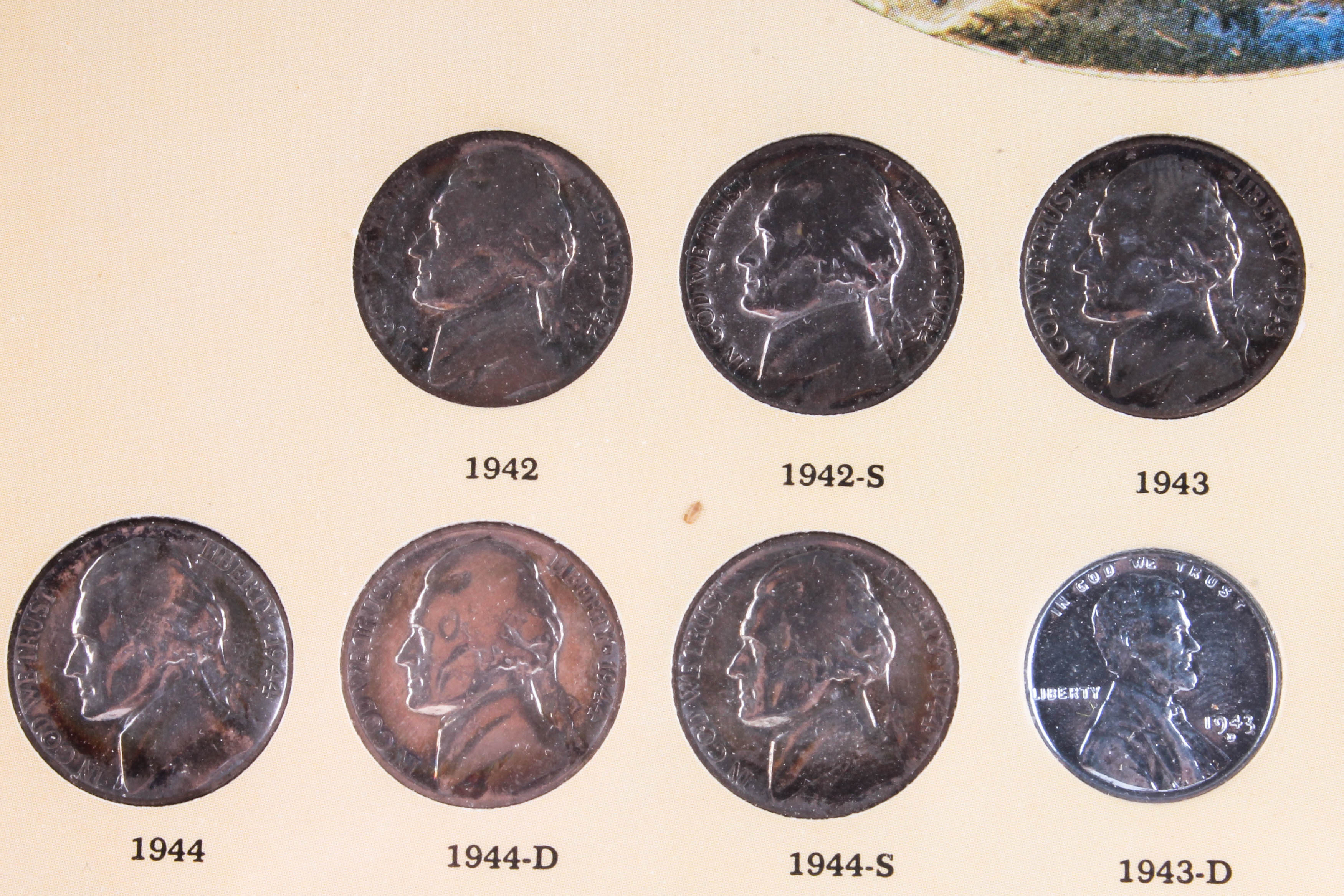 "The Silver Story" and "Wartime Coinage" Framed Currency Display Sets