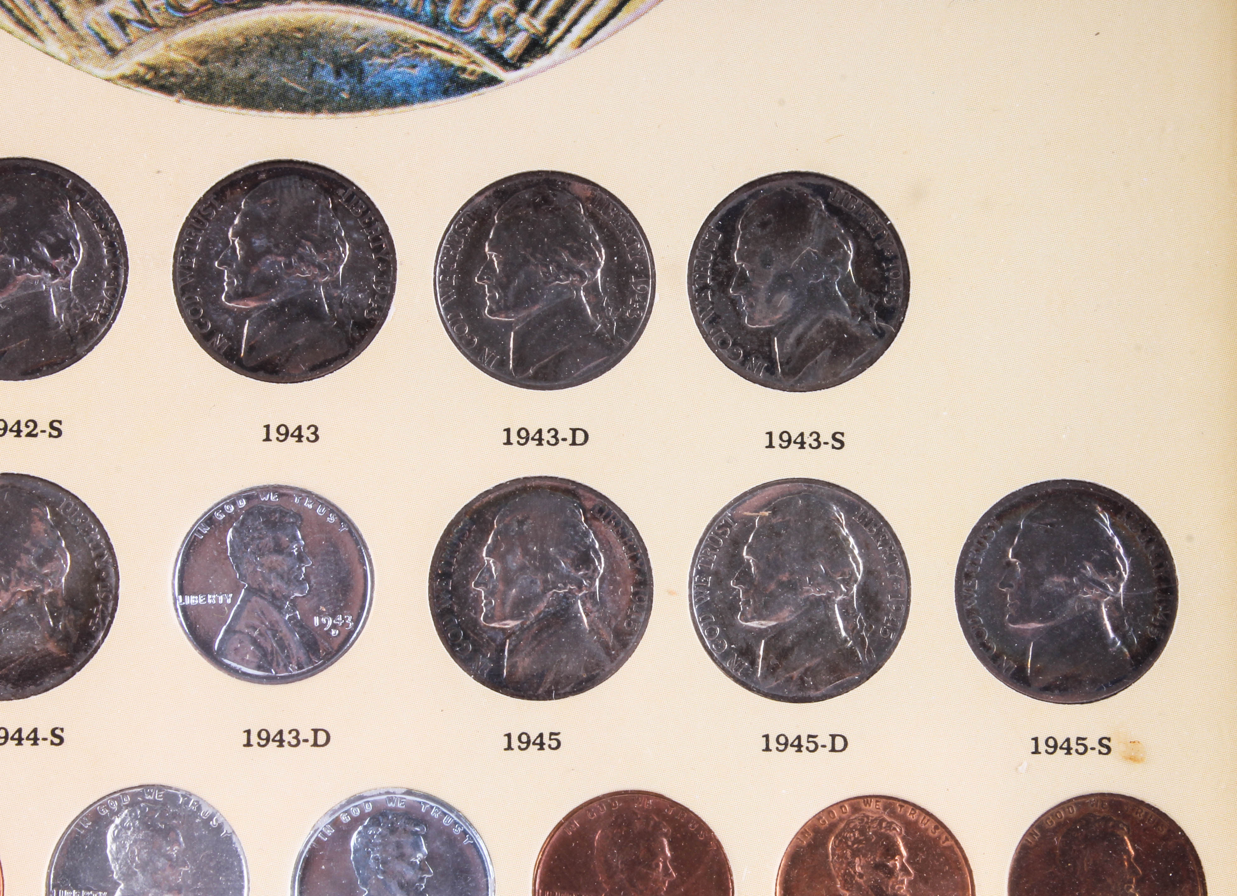 "The Silver Story" and "Wartime Coinage" Framed Currency Display Sets