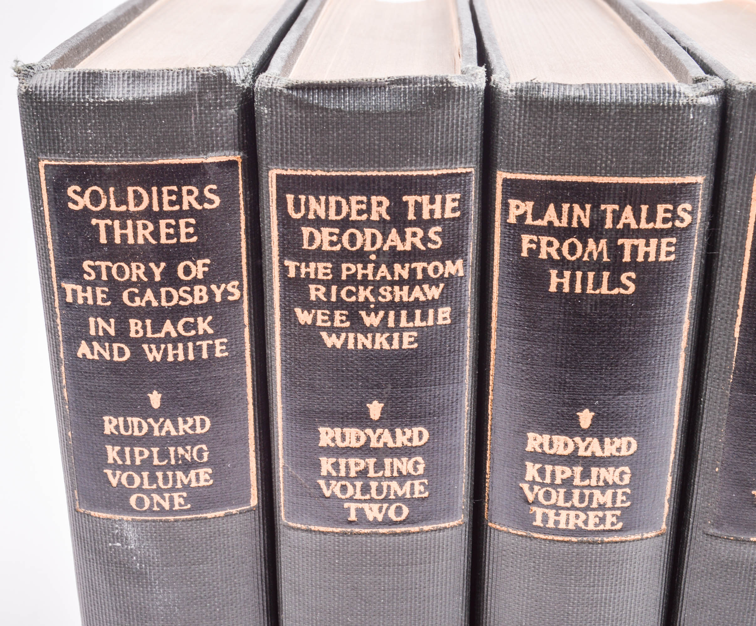 Nine Volume Set of Rudyard Kipling Novels, Circa 1925