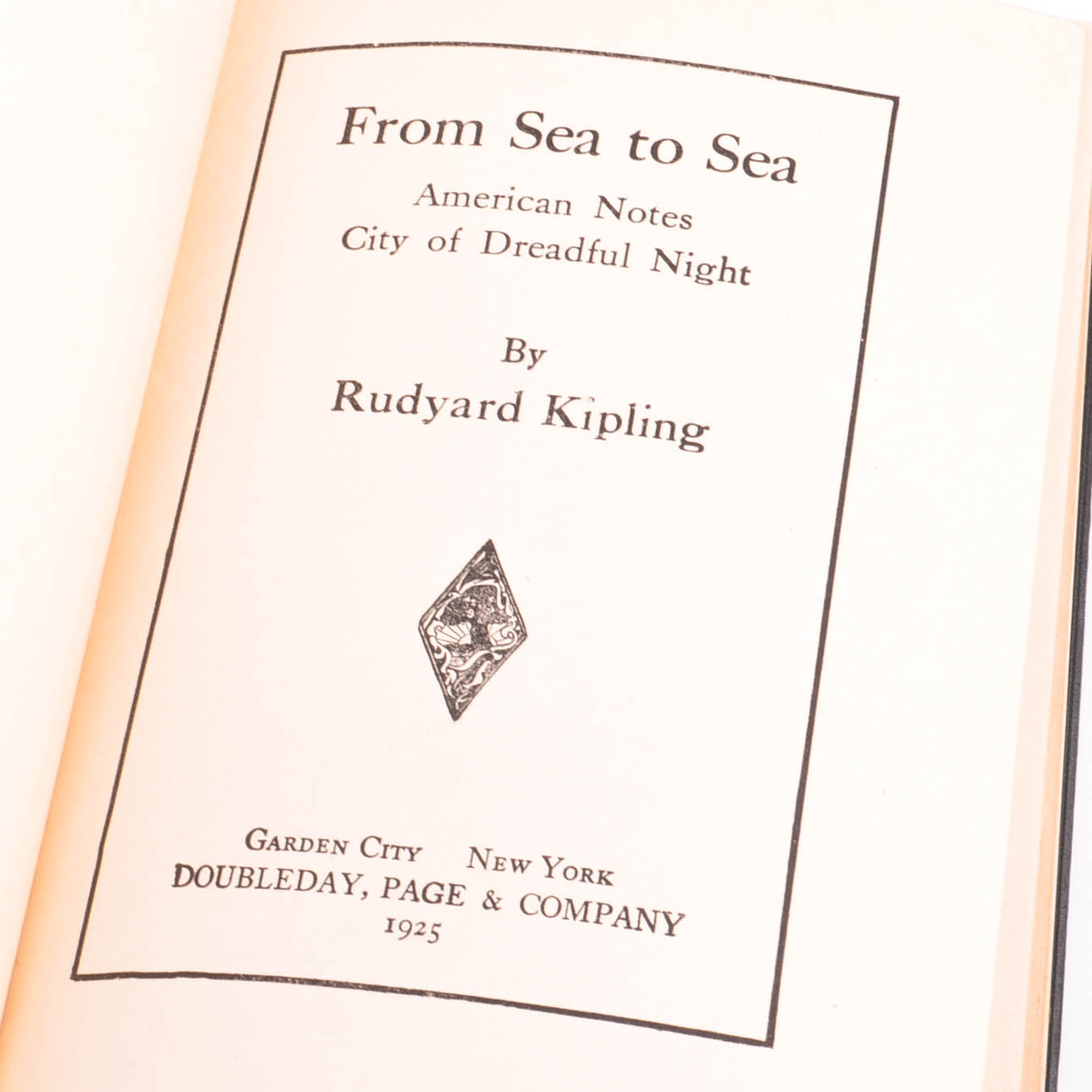 Nine Volume Set of Rudyard Kipling Novels, Circa 1925