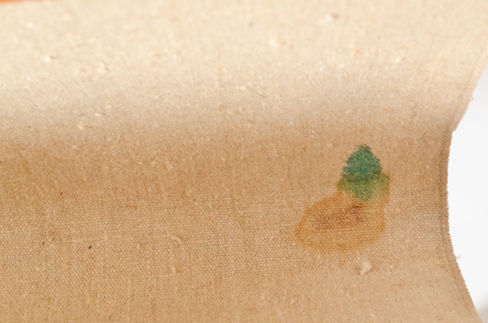 Wood and Canvas Book Sling Bedside Table