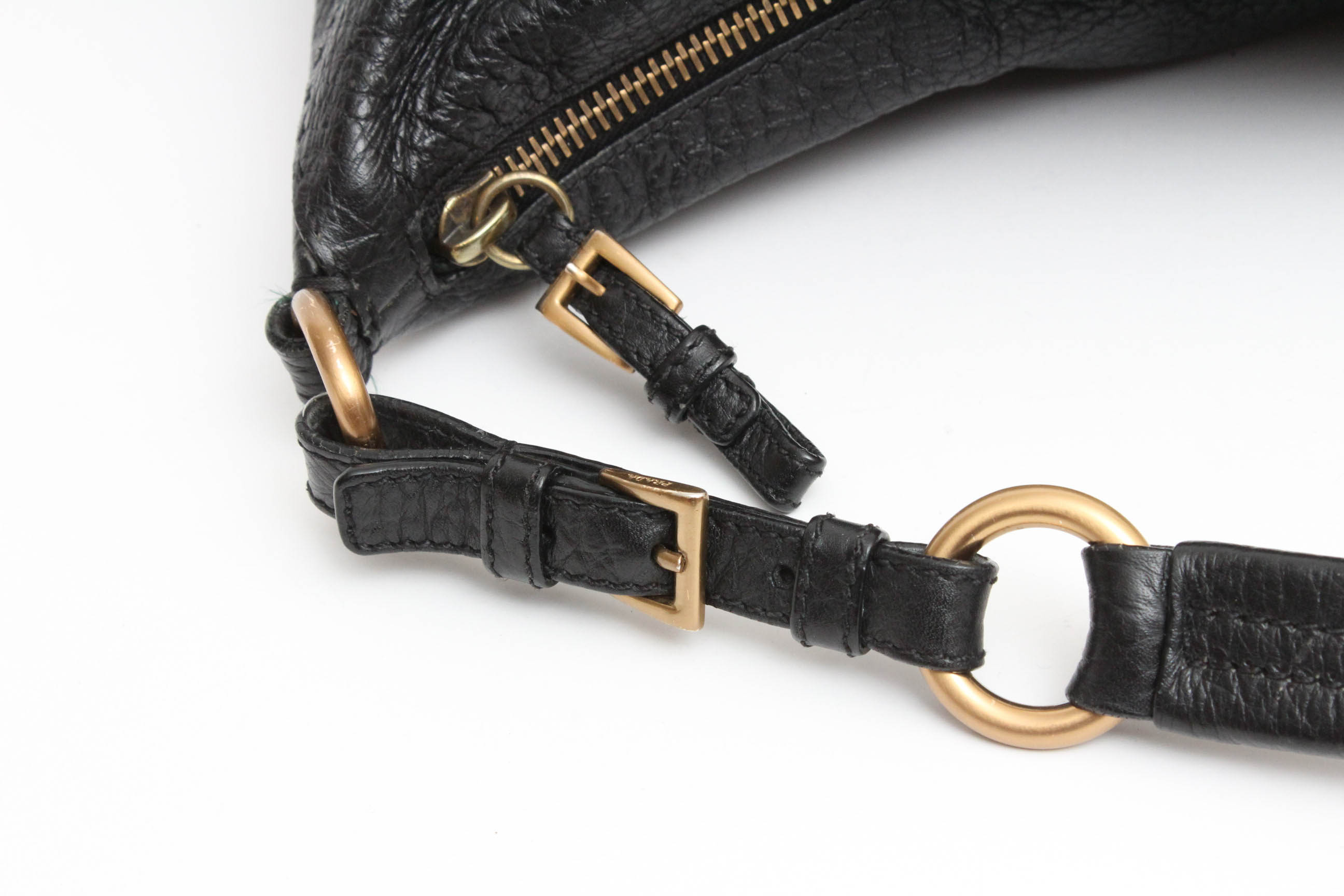 Prada Black Leather Handbag