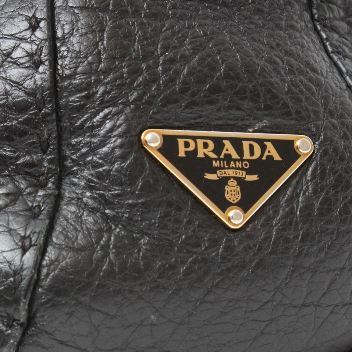 Prada Black Leather Handbag
