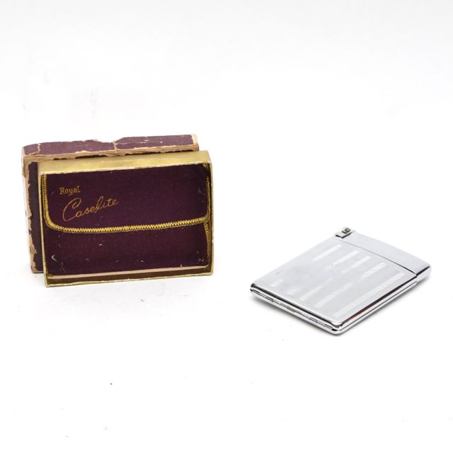 Vintage Royal CaseLite Lighter and Cigarette Case