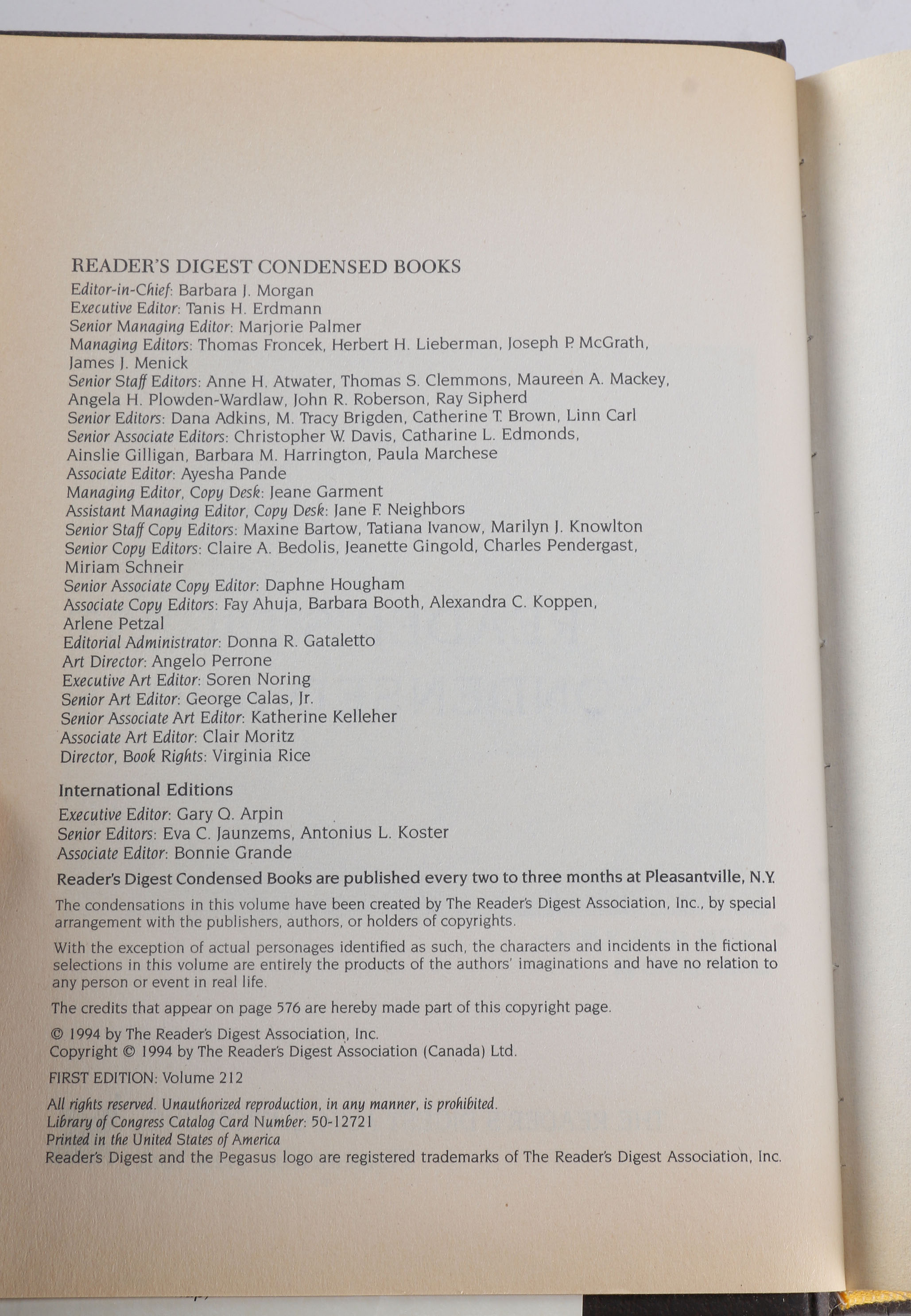 Vintage "Reader's Digest Condensed Books"