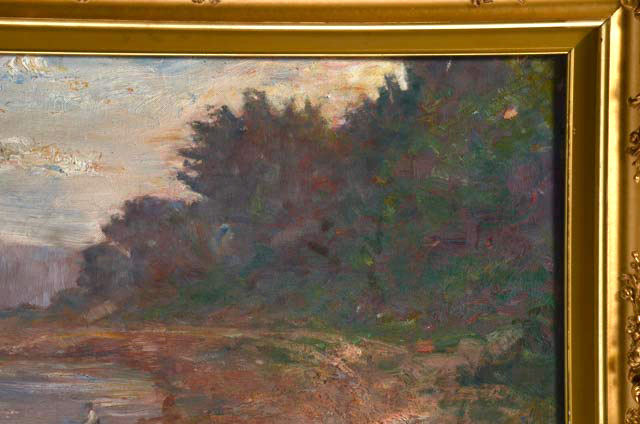 Artist Rosenthal Original Oil Landscape on Canvas