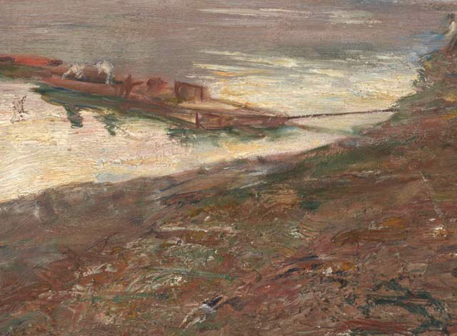 Artist Rosenthal Original Oil Landscape on Canvas