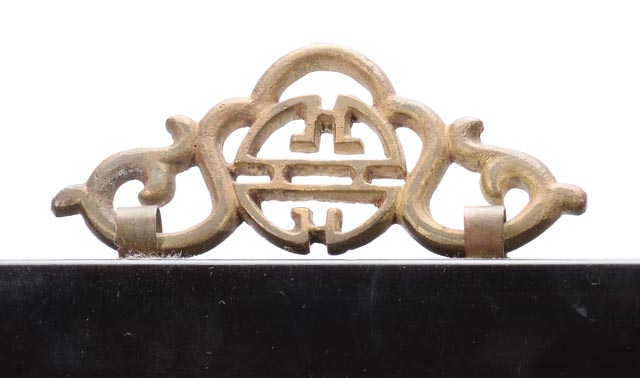 Reverse Painting After Guiseppe Castiglione "The Qianlong Emperor in Ceremonial Armour on Horseback"