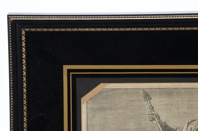 Antique Restrike of 16th Century Stradanus Engraving "Tiberius"