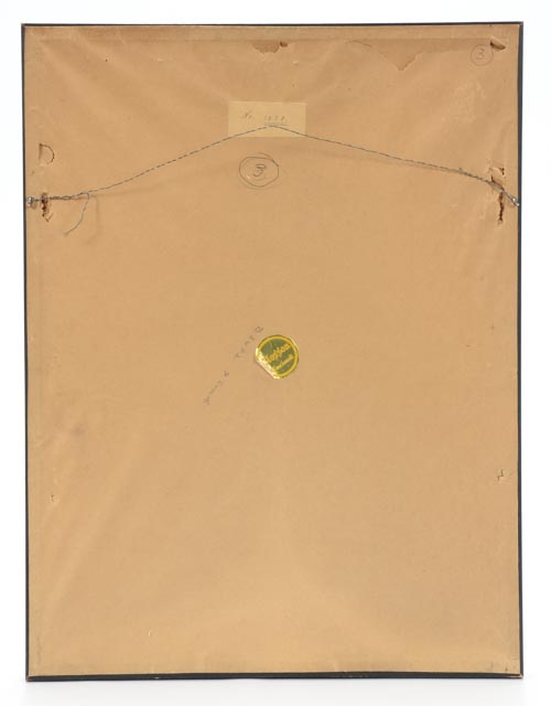 Antique Restrike of 16th Century Stradanus Engraving "Tiberius"