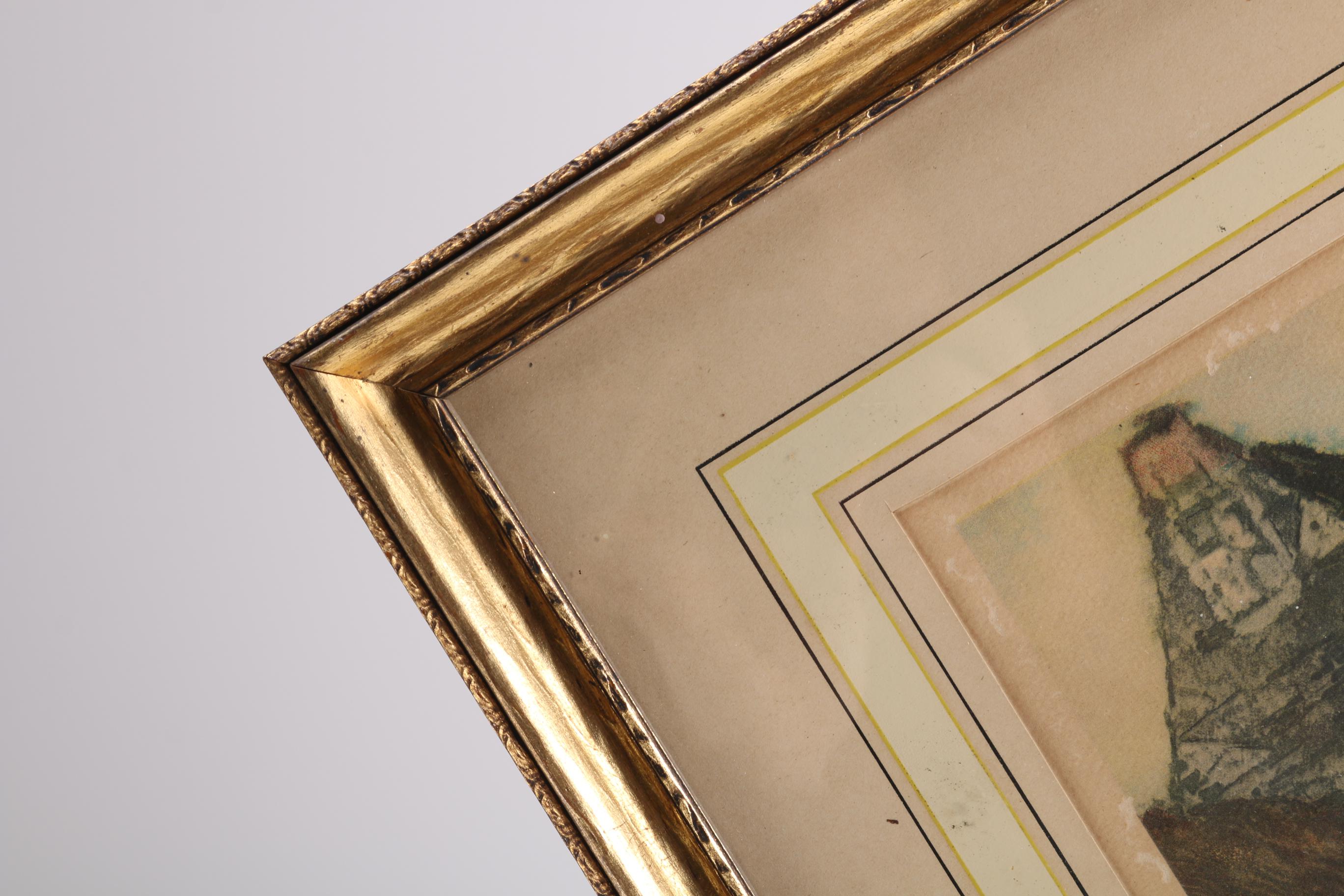 R. Migini Halftone Print "La Tour de Malines"