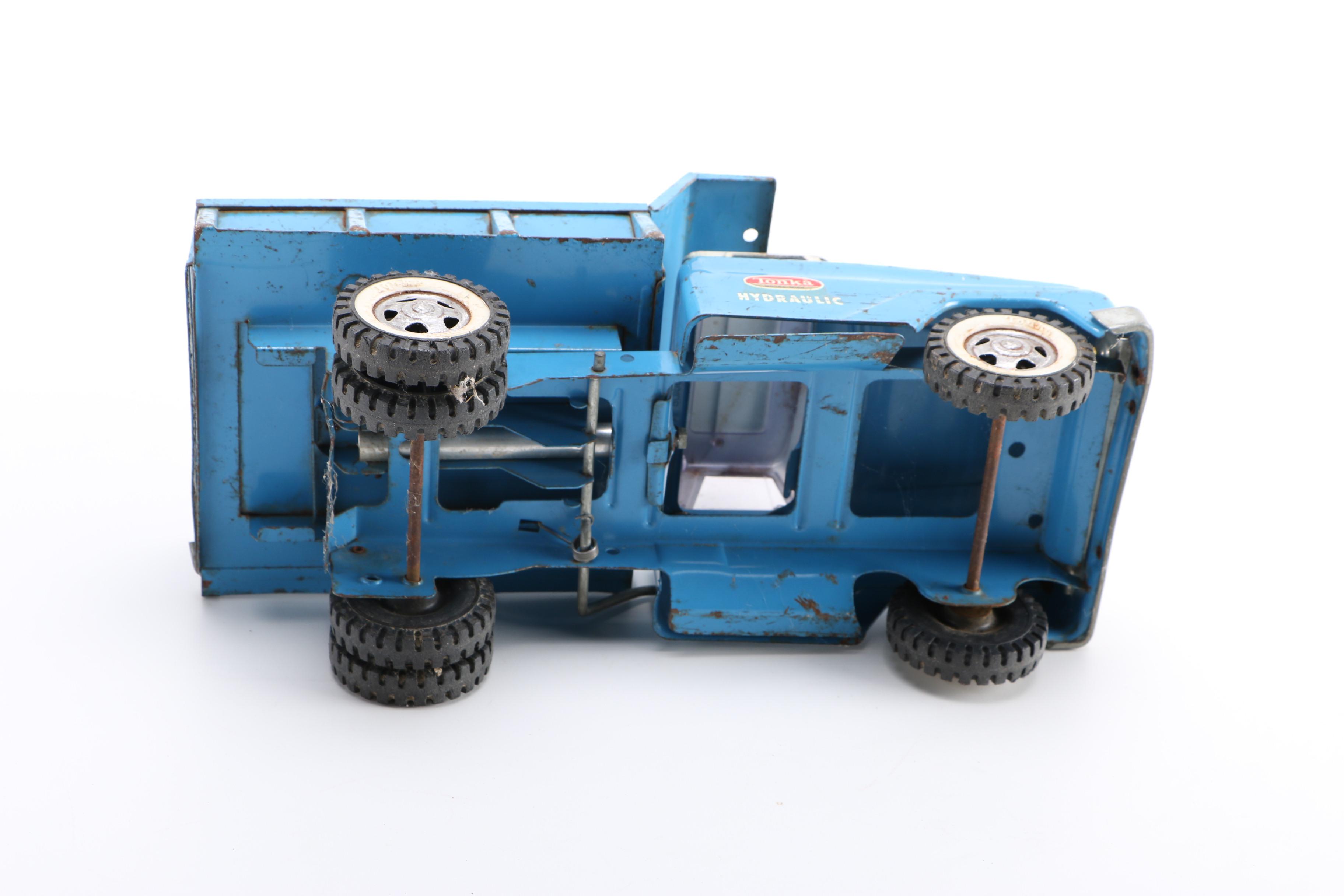 1960s Vintage Tonka Toy Pressed Metal Trucks