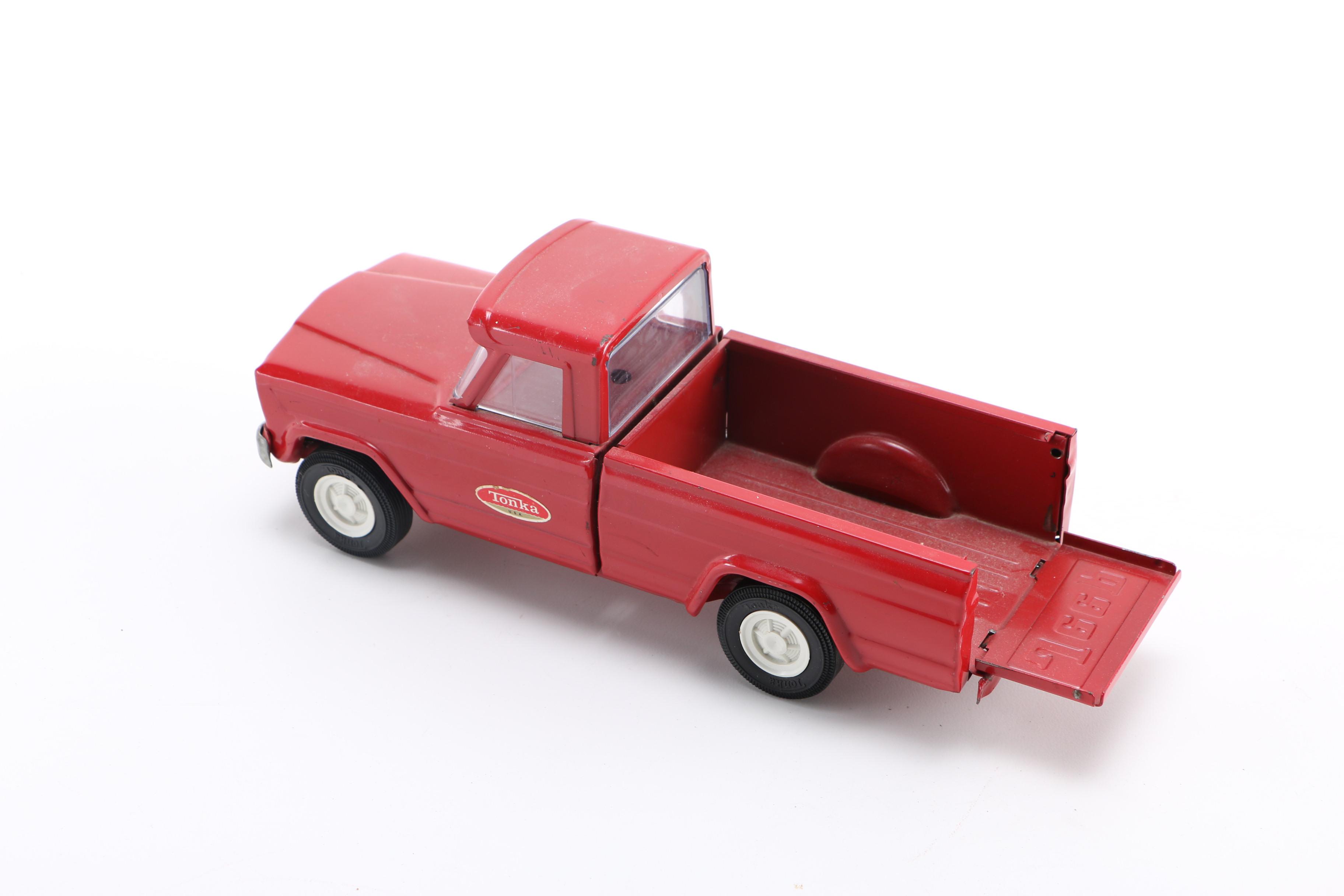 1960s Vintage Tonka Toy Pressed Metal Trucks